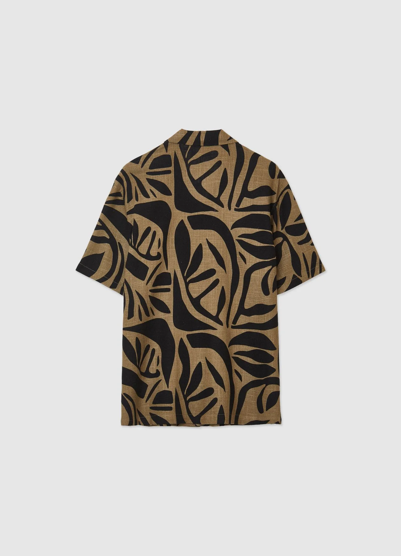 Camicia bowling con stampa fogliame - Image 5
