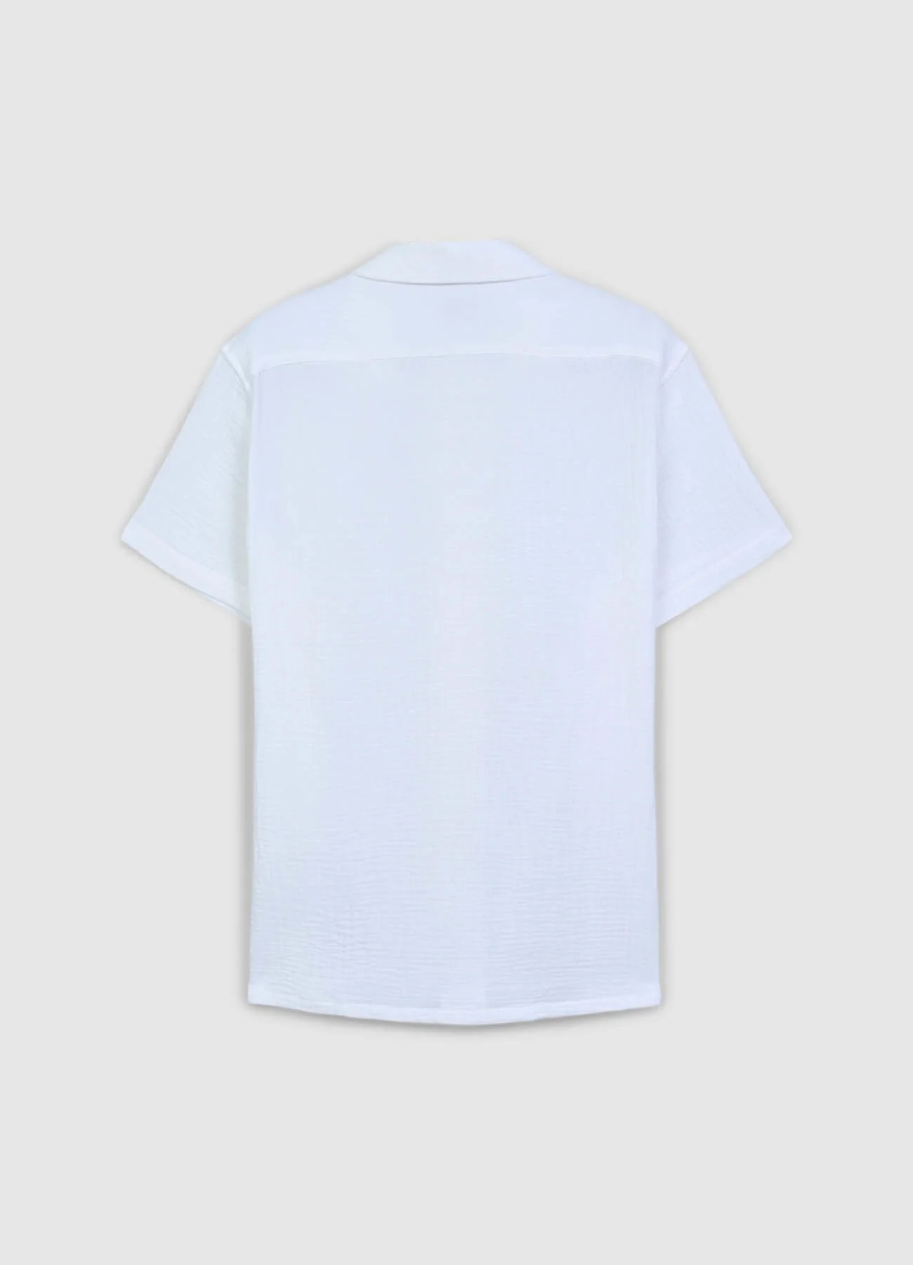 Camicia bowling cotone goffrato - Image 5