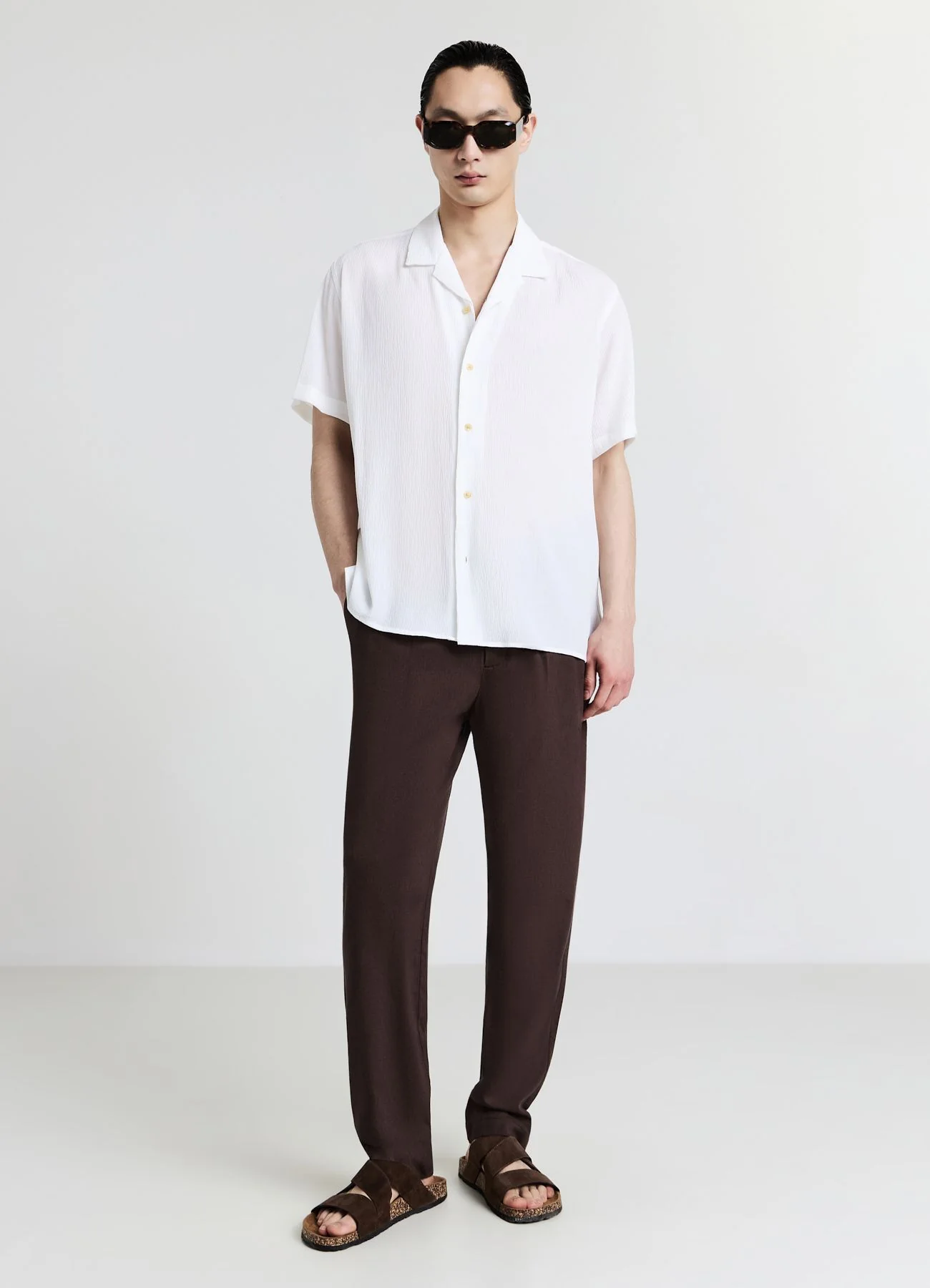 Camicia bowling effetto stropicciato - Image 2