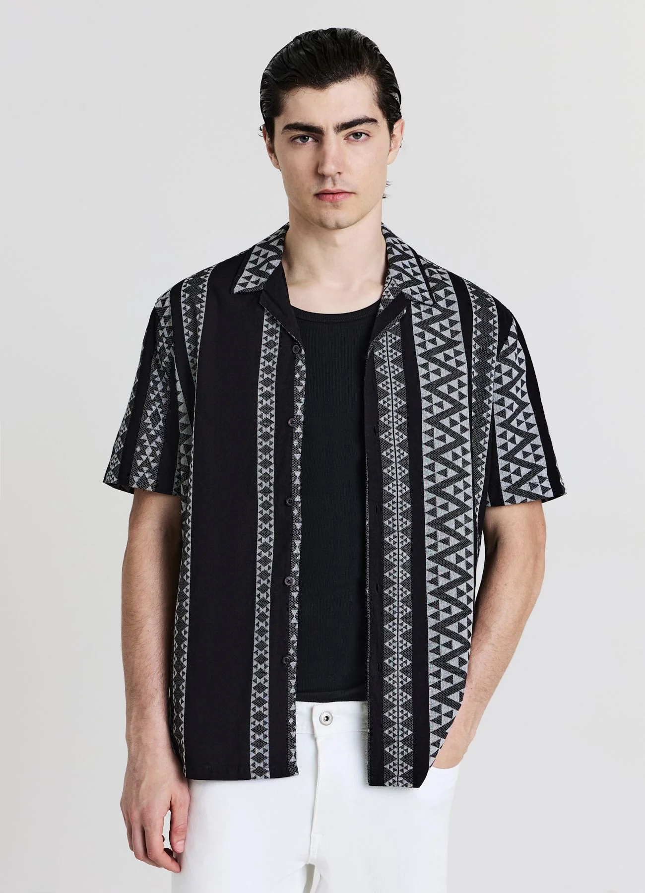Camicia bowling fantasia etnica - Image 3