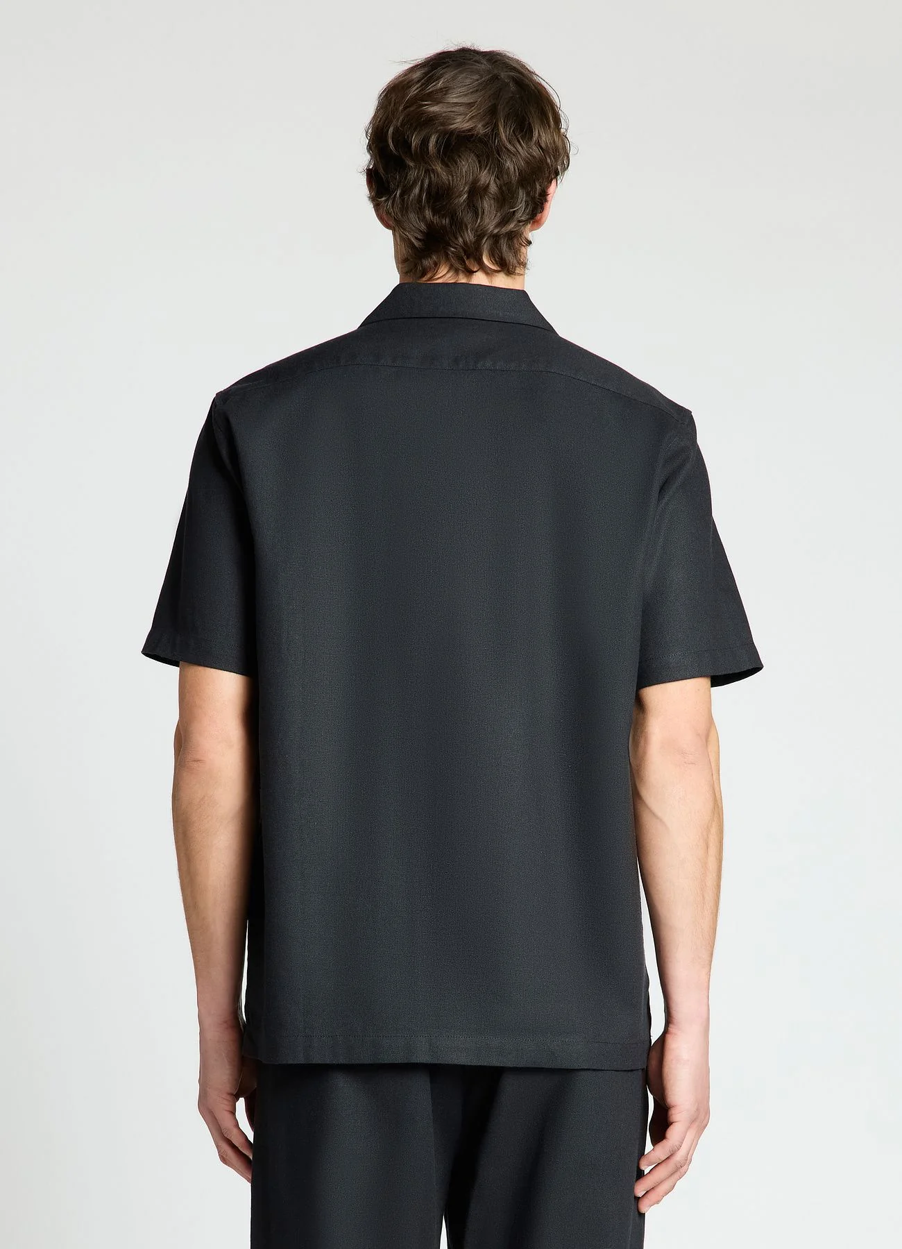 Camicia bowling in misto lino - Image 2