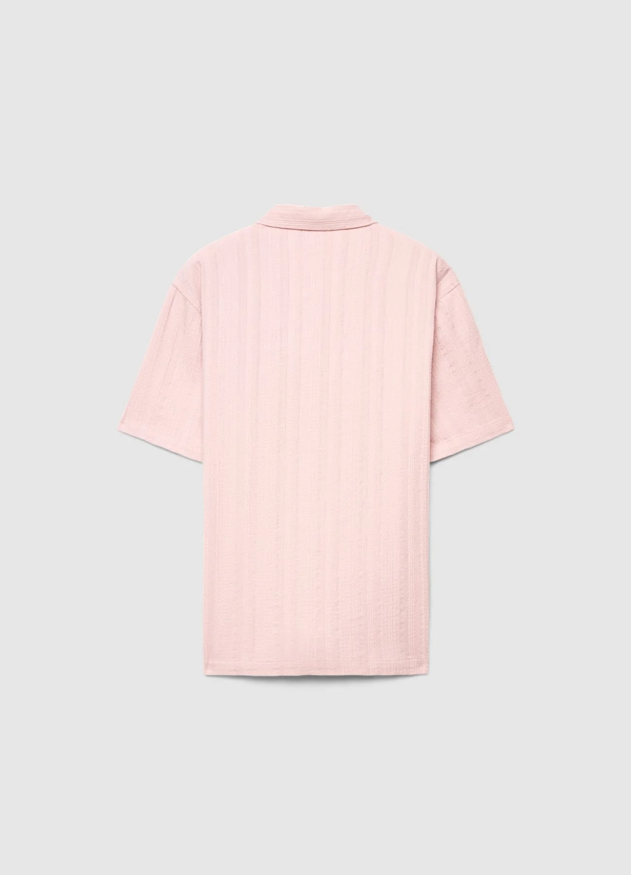Camicia bowling jacquard a righe - Image 5