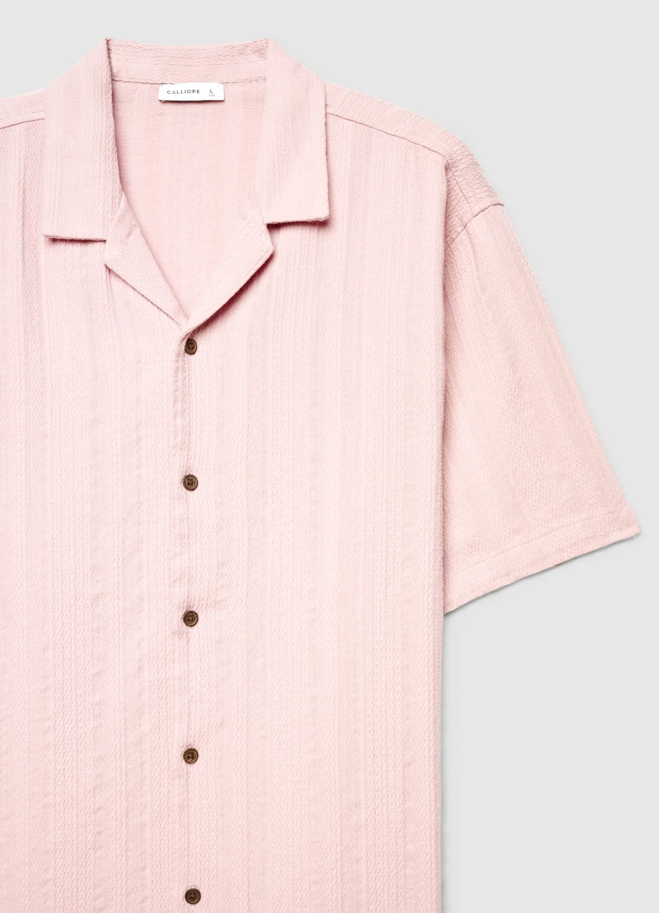 Camicia bowling jacquard a righe - Image 6