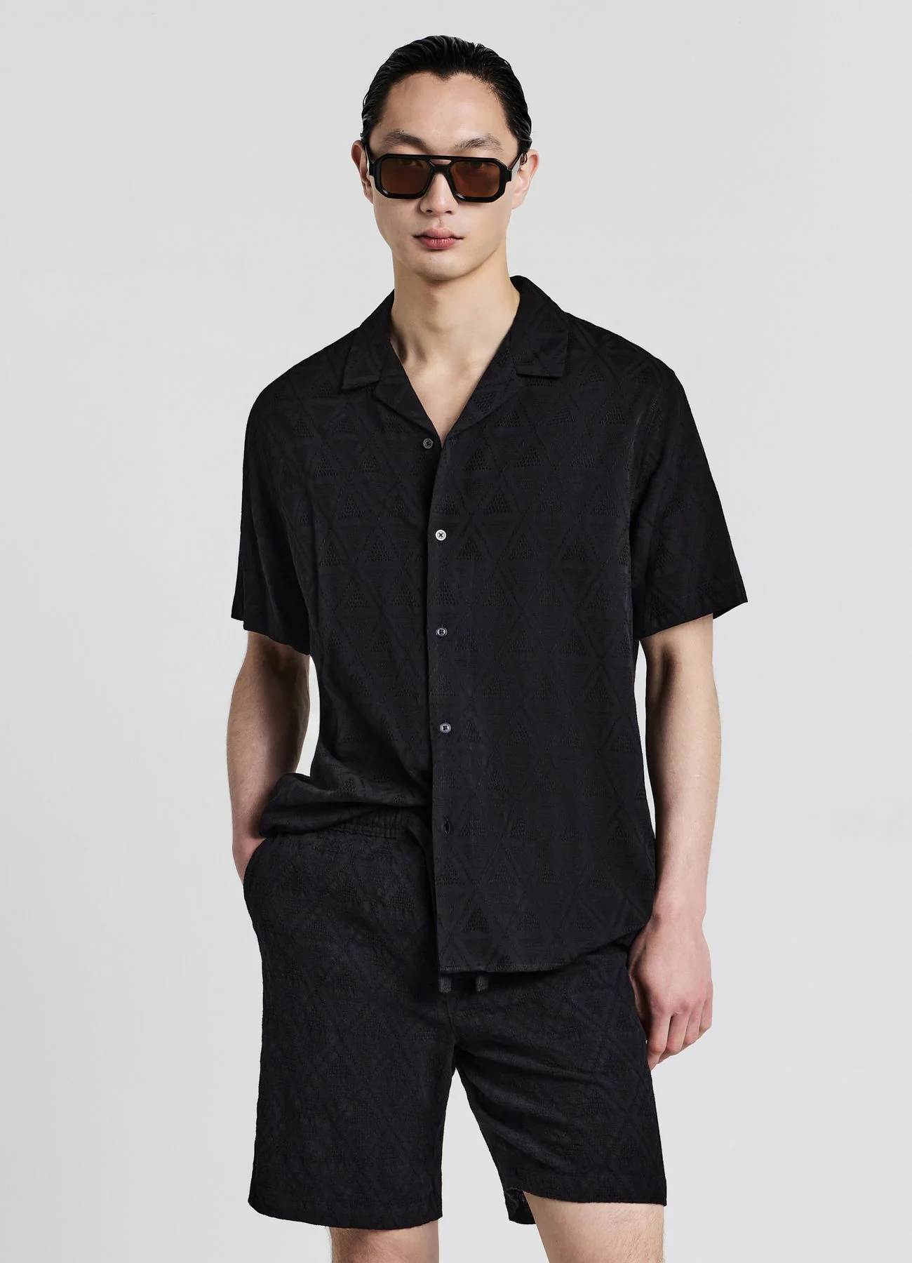 Camicia bowling tessuto jacquard - Image 4