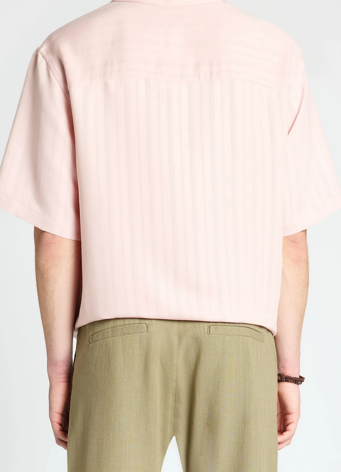 Camicia boxy fit a righe - Image 3