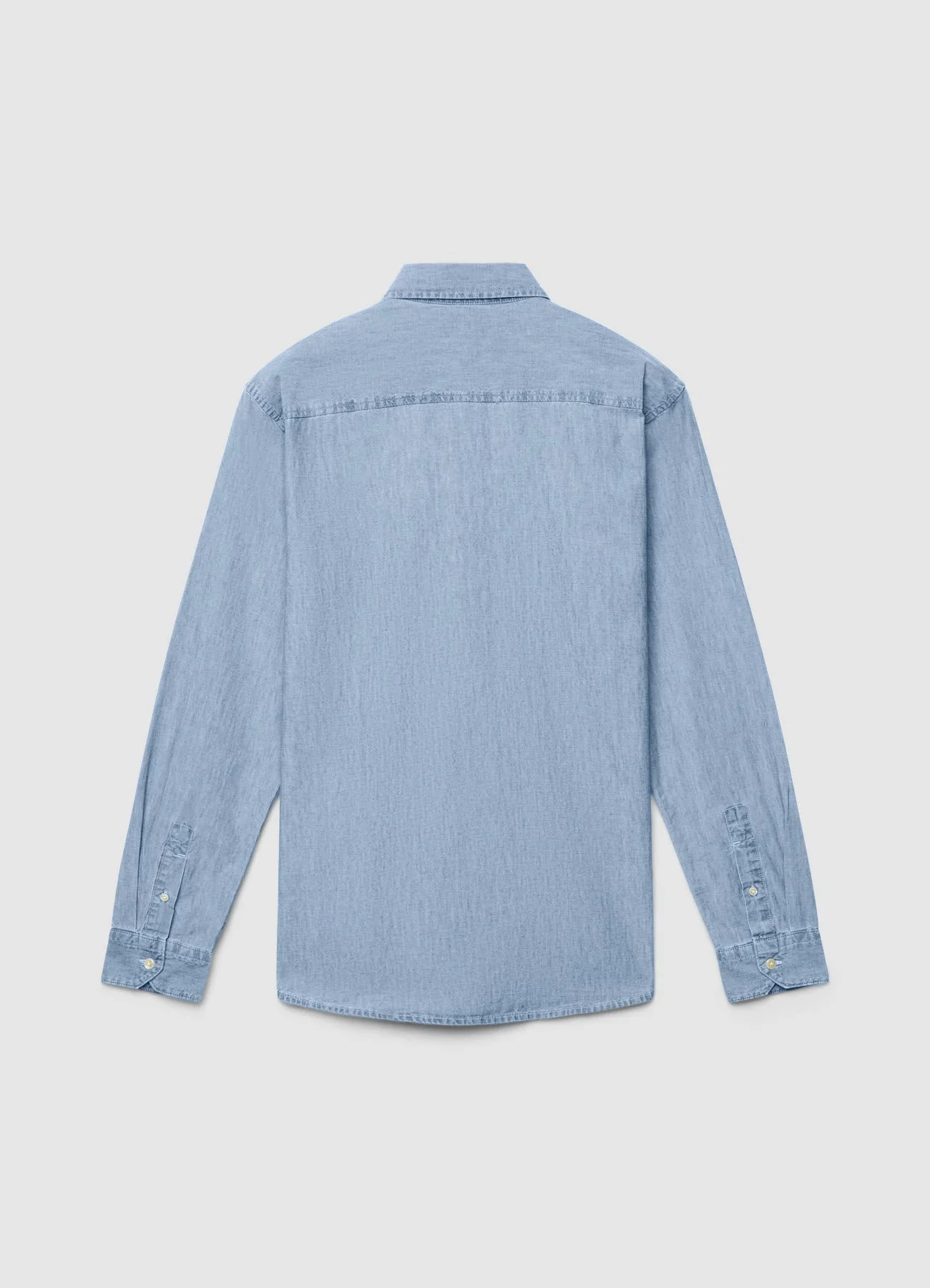 Camicia chambray con taschino - Image 5