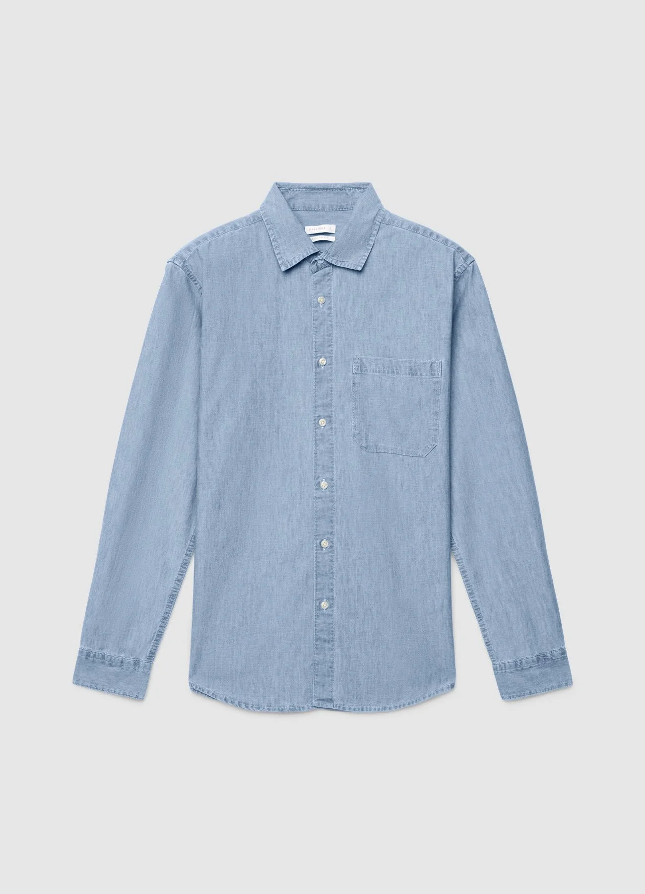Camicia chambray con taschino - Image 6