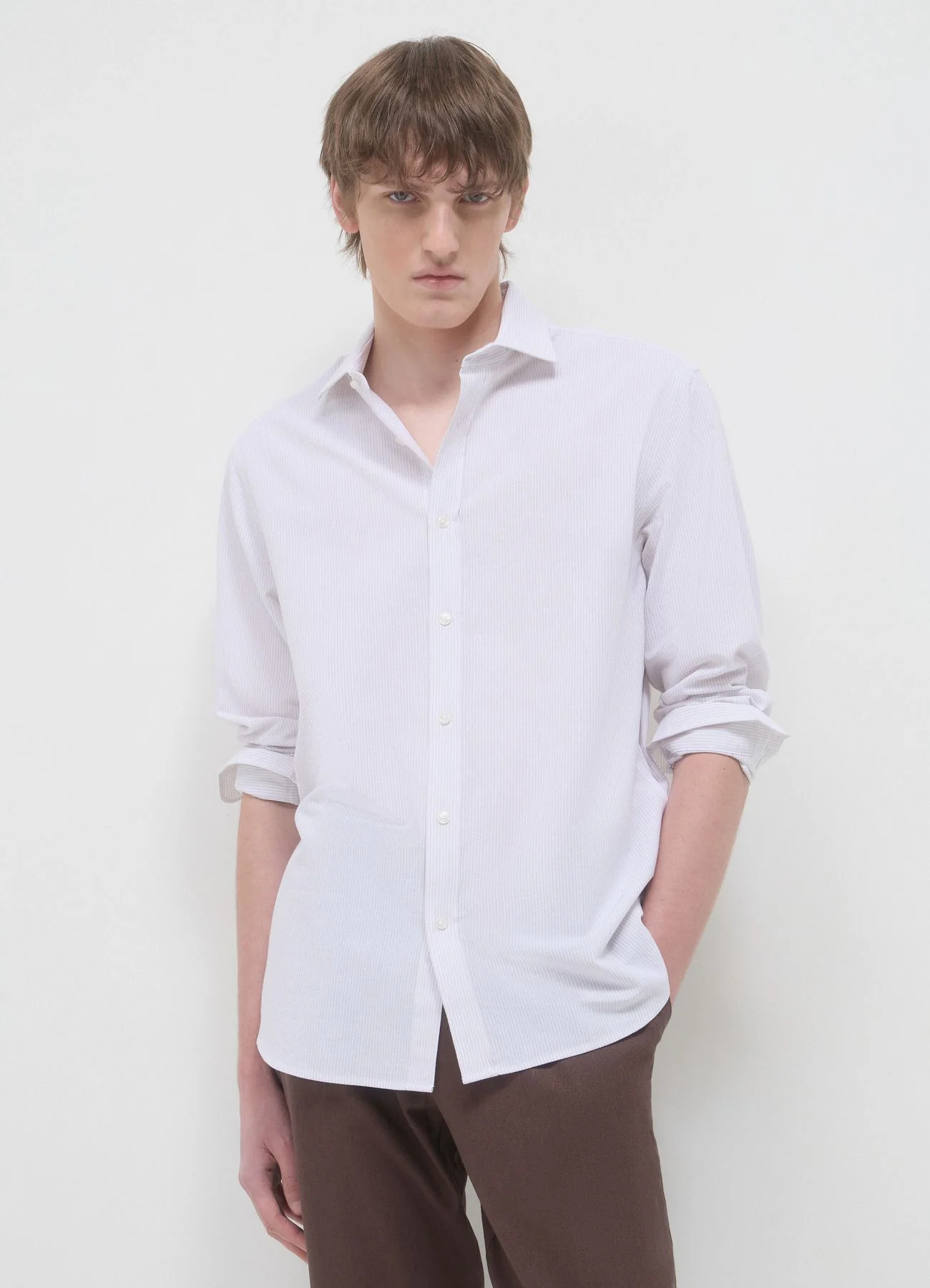 Camicia classica a righe - Image 3
