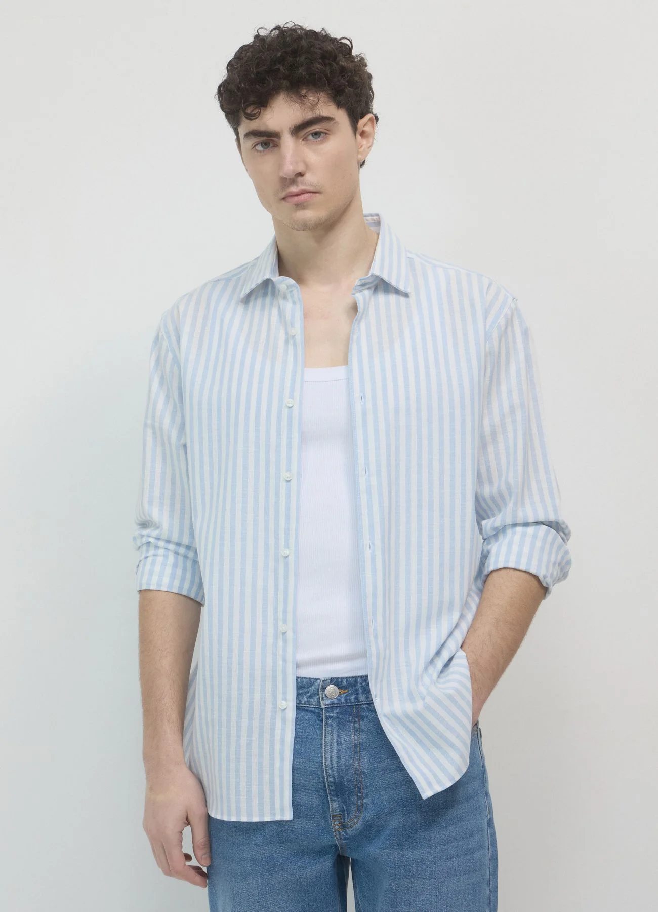 Camicia classica a righe - Image 3