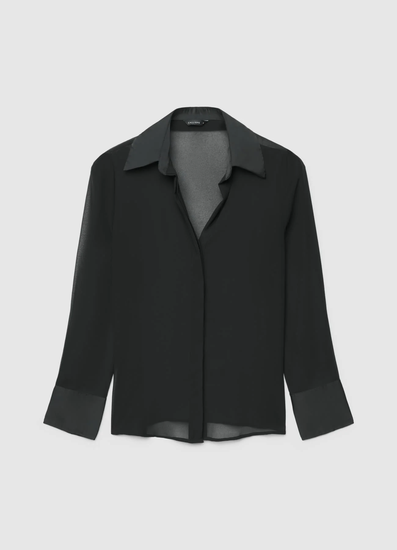 Camicia classica con trasparenze - Image 6