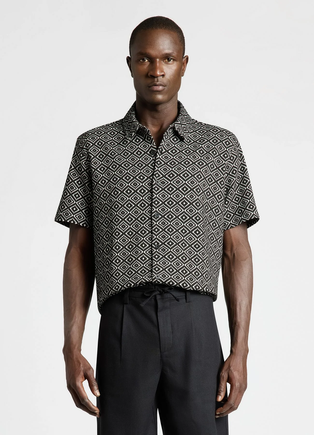 Camicia classica fantasia etnica - Image 3