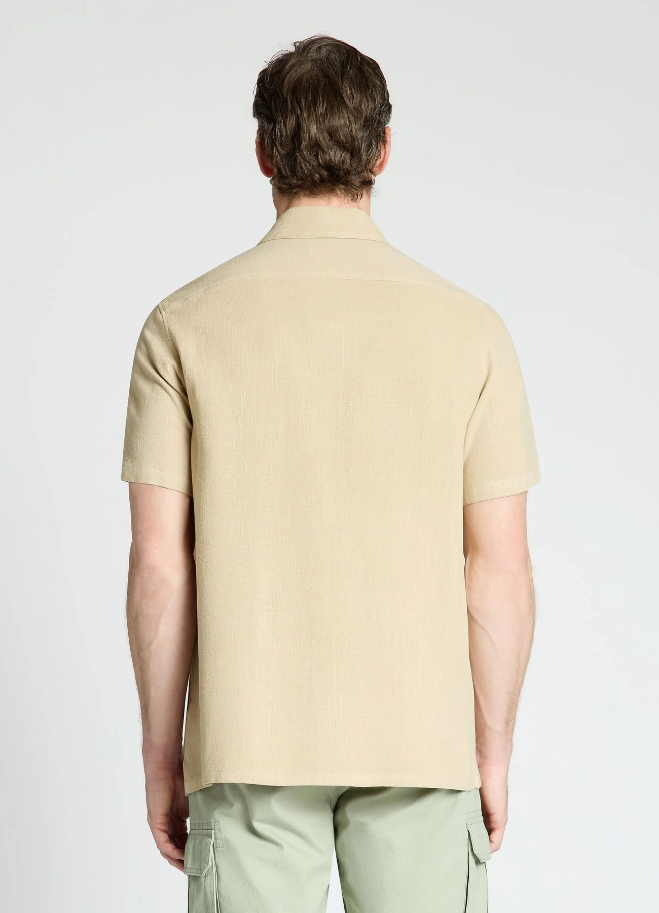 Camicia classica in misto lino - Image 3