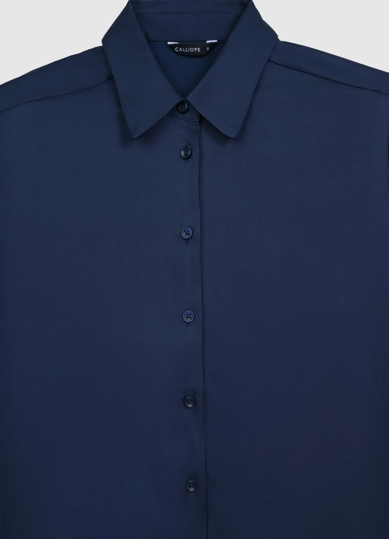Camicia classica in simil satin - Image 4