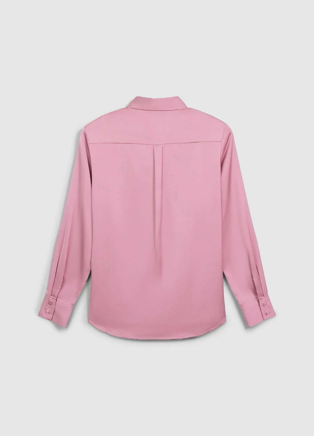 Camicia classica in simil satin - Image 4