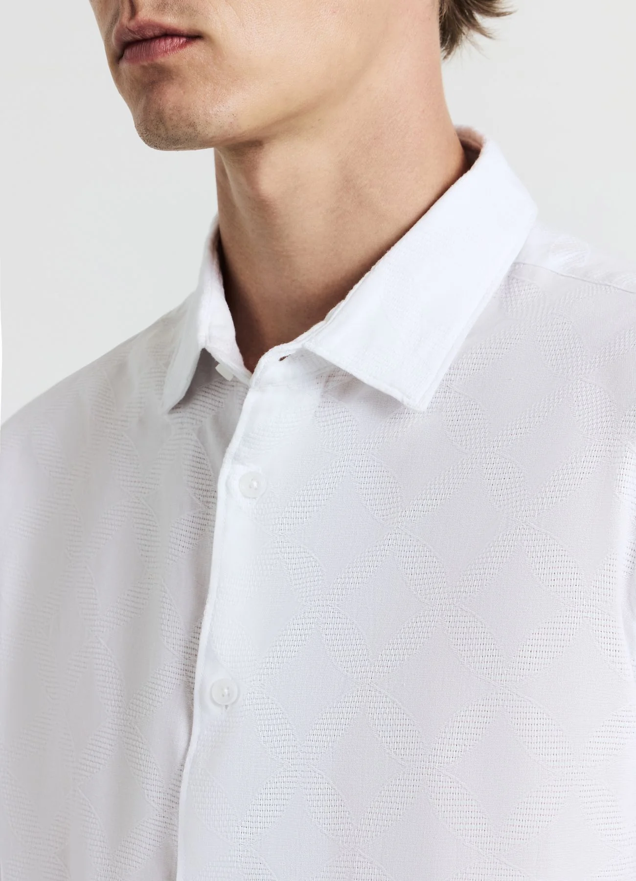 Camicia classica lavorazione devorè
