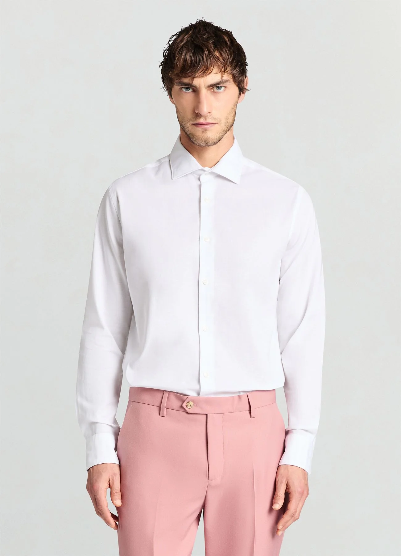 Camicia classica misto lino - Image 2