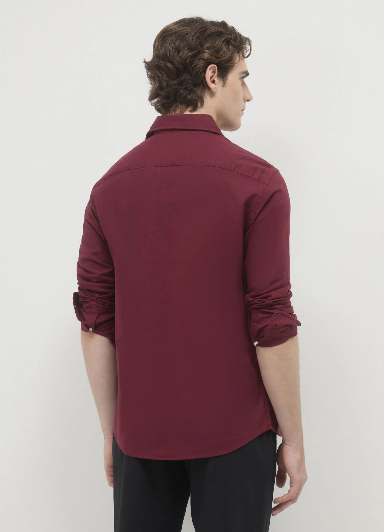 Camicia classica misto lino