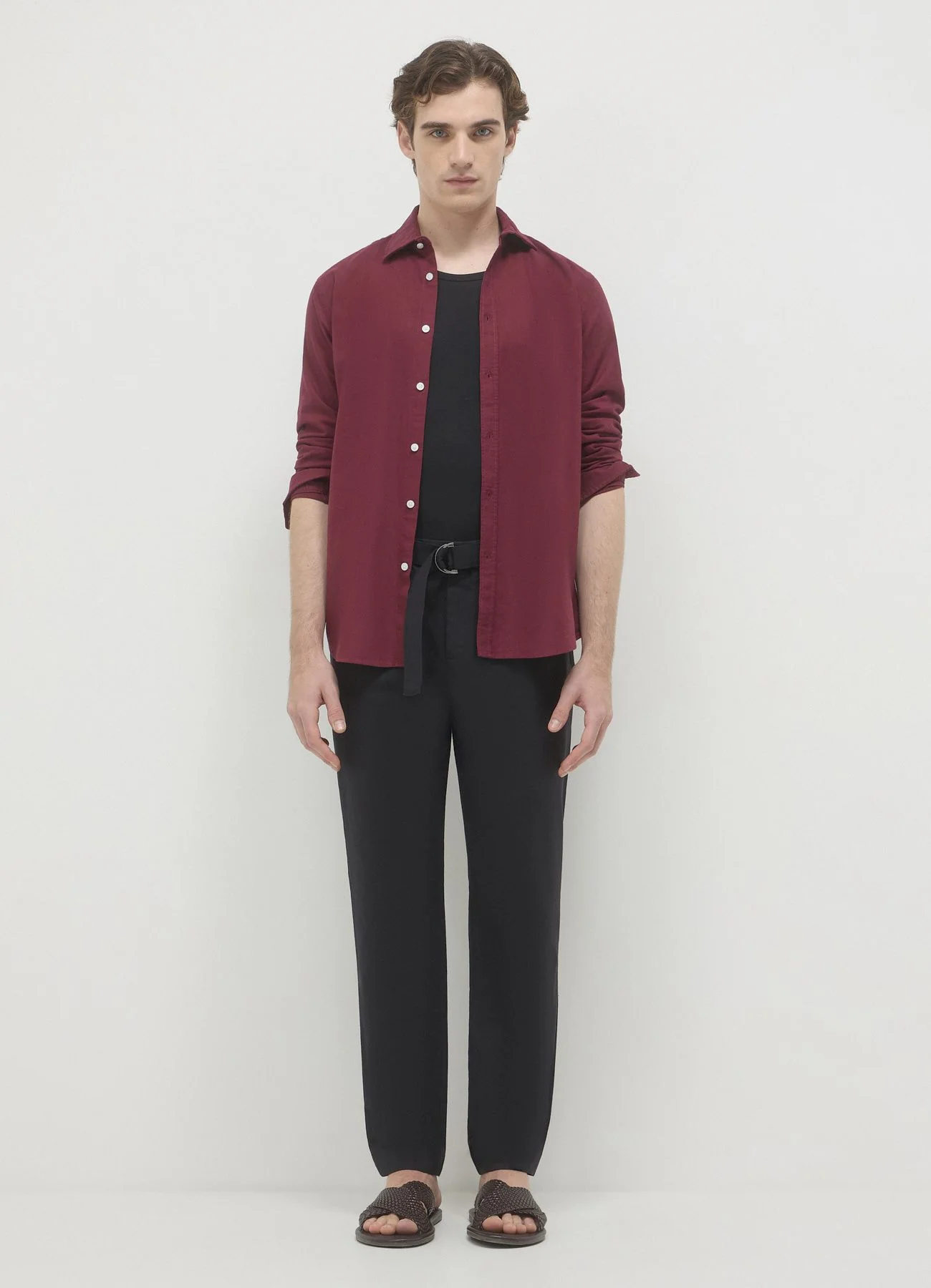 Camicia classica misto lino - Image 2