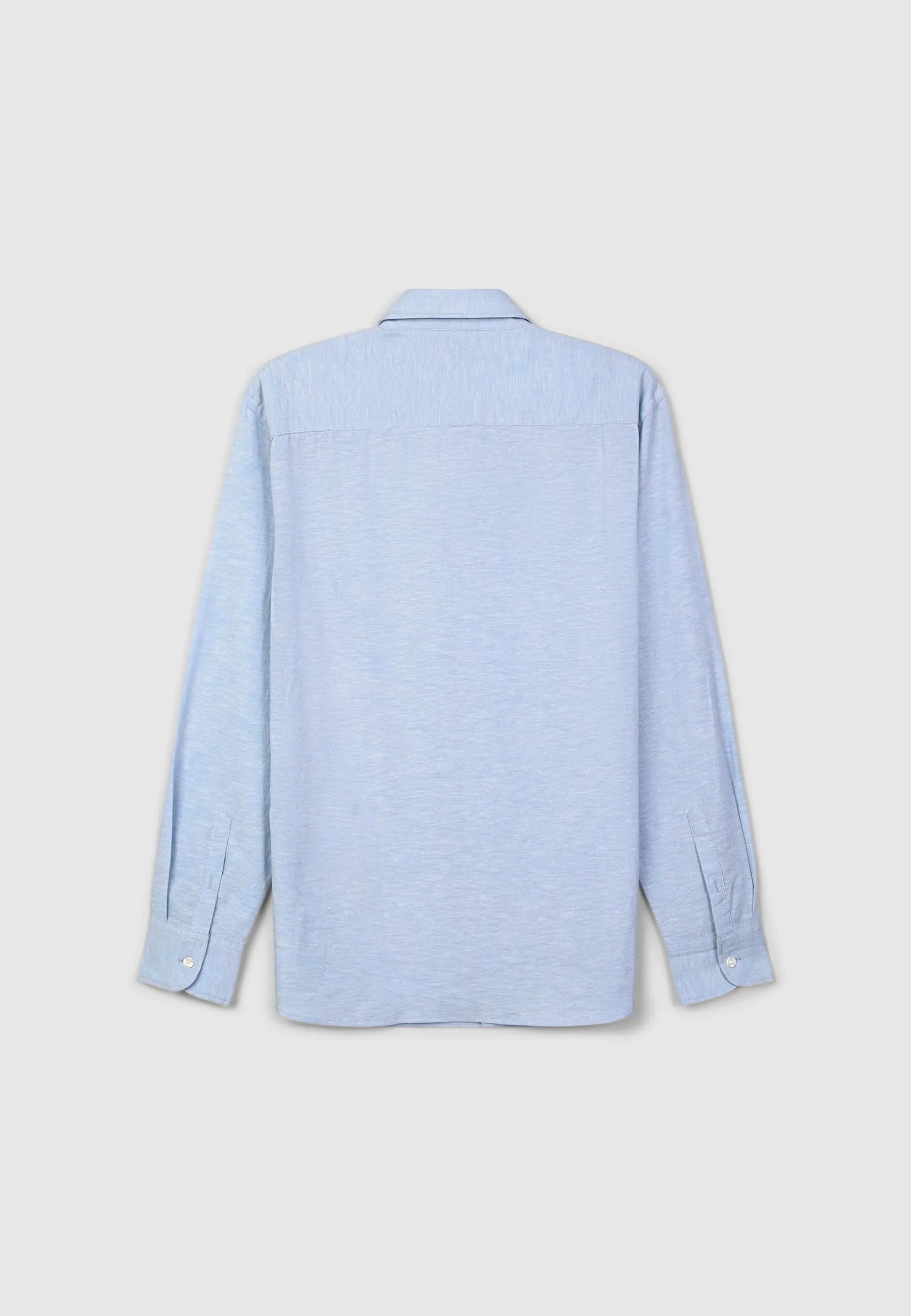 Camicia classica misto lino - Image 5