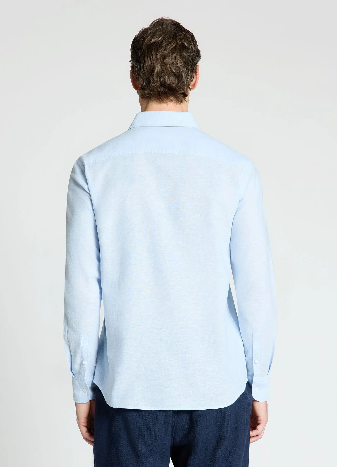 Camicia classica misto lino - Image 3