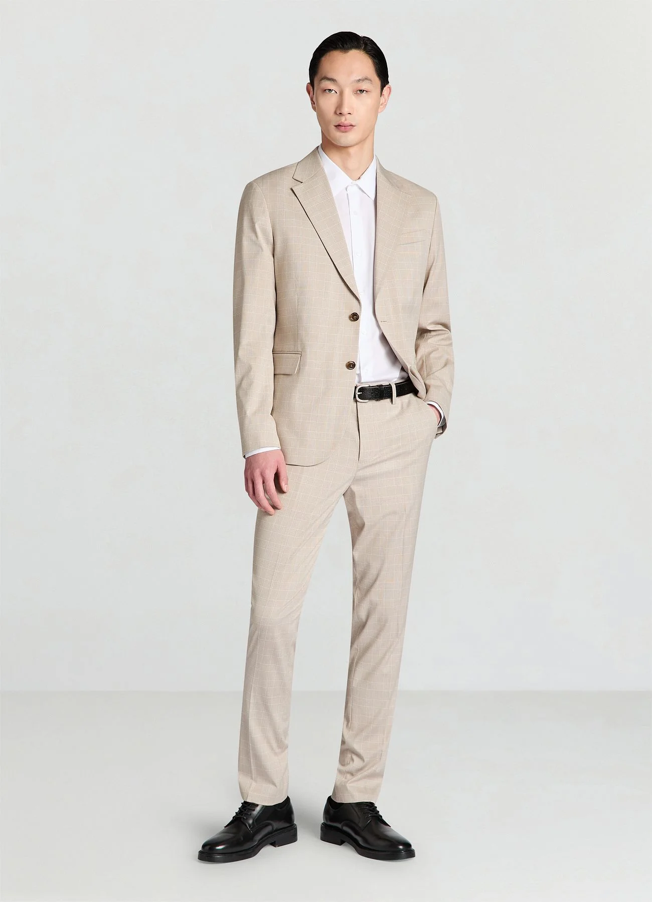 Camicia classica tessuto operato