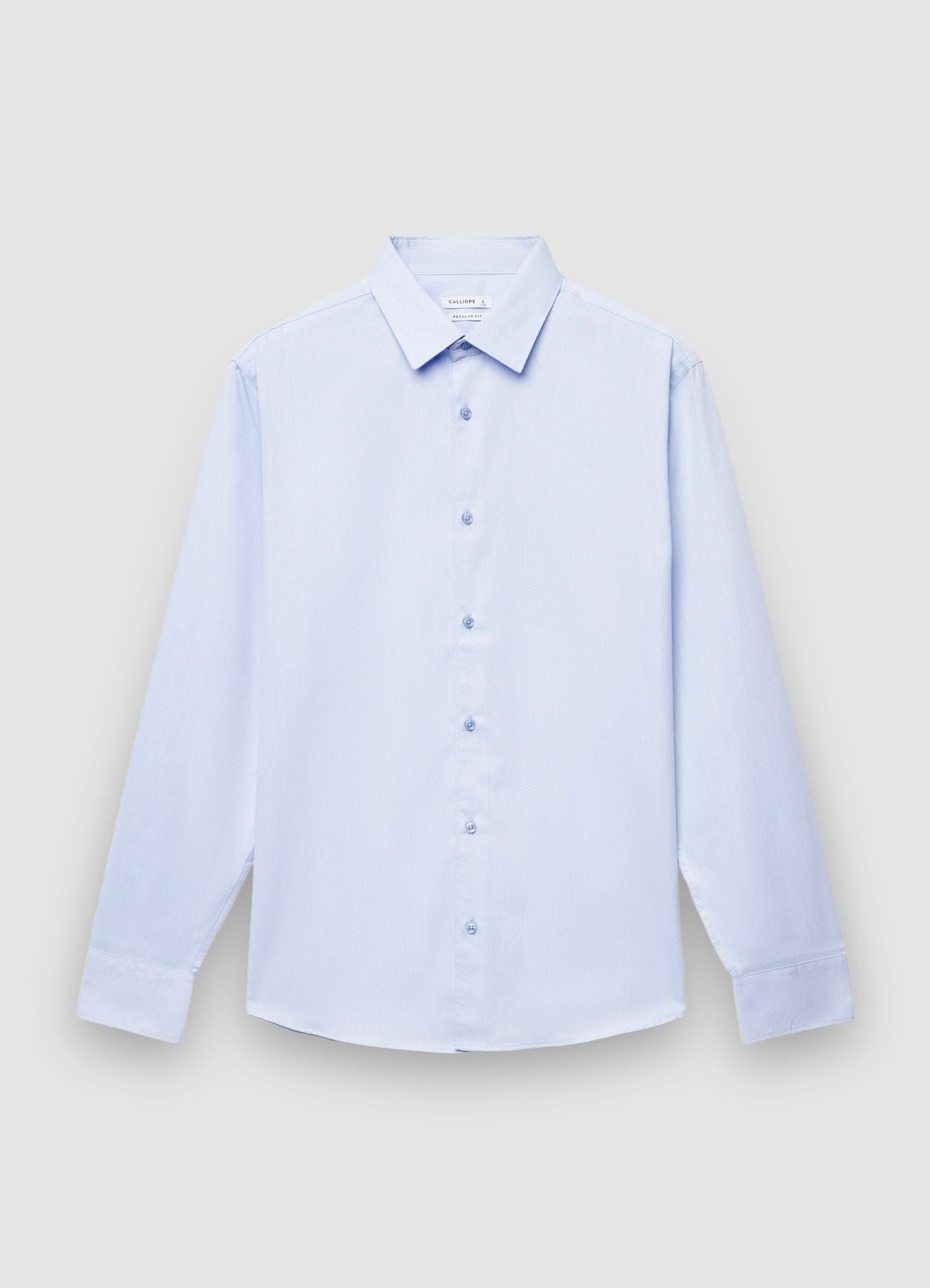Camicia classica tessuto operato - Image 5