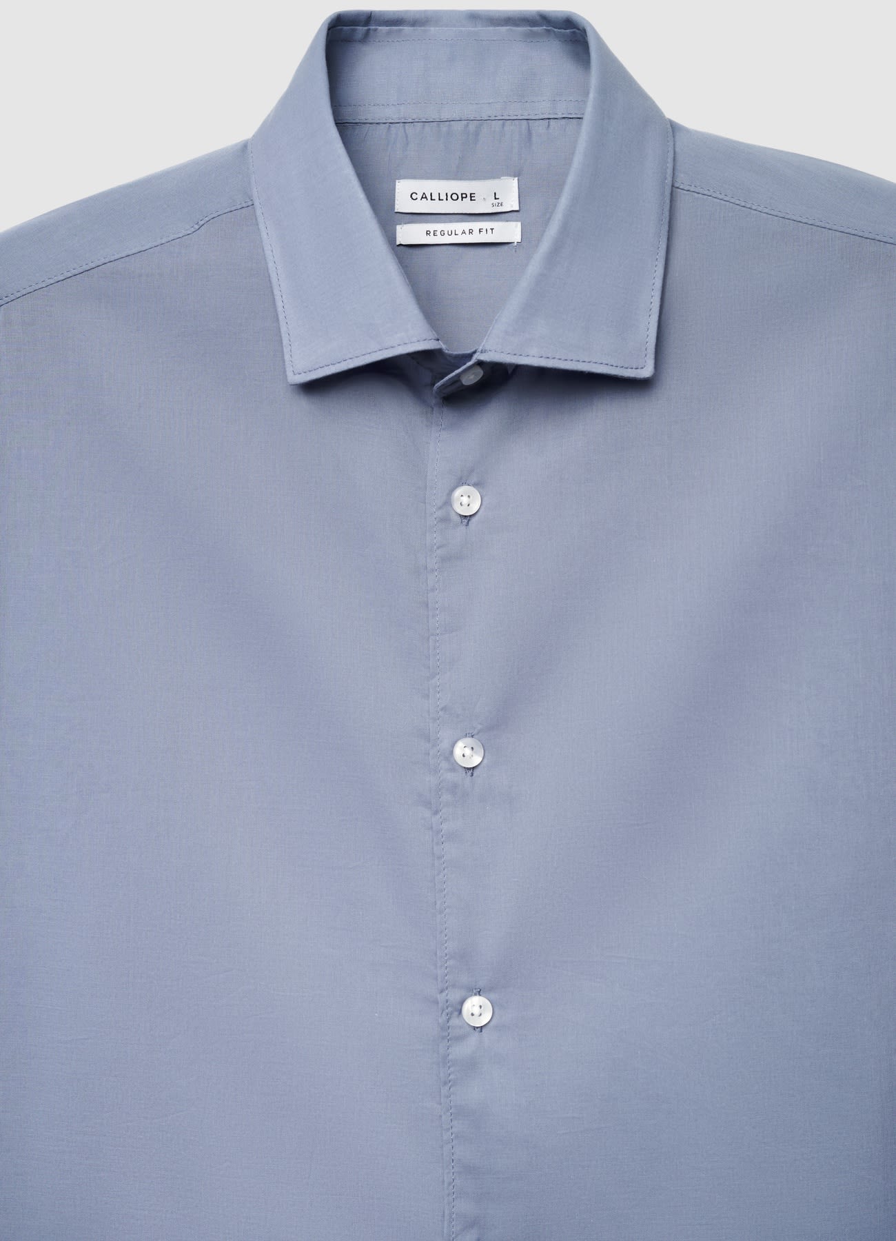 Camicia classica tinta unita - Image 5