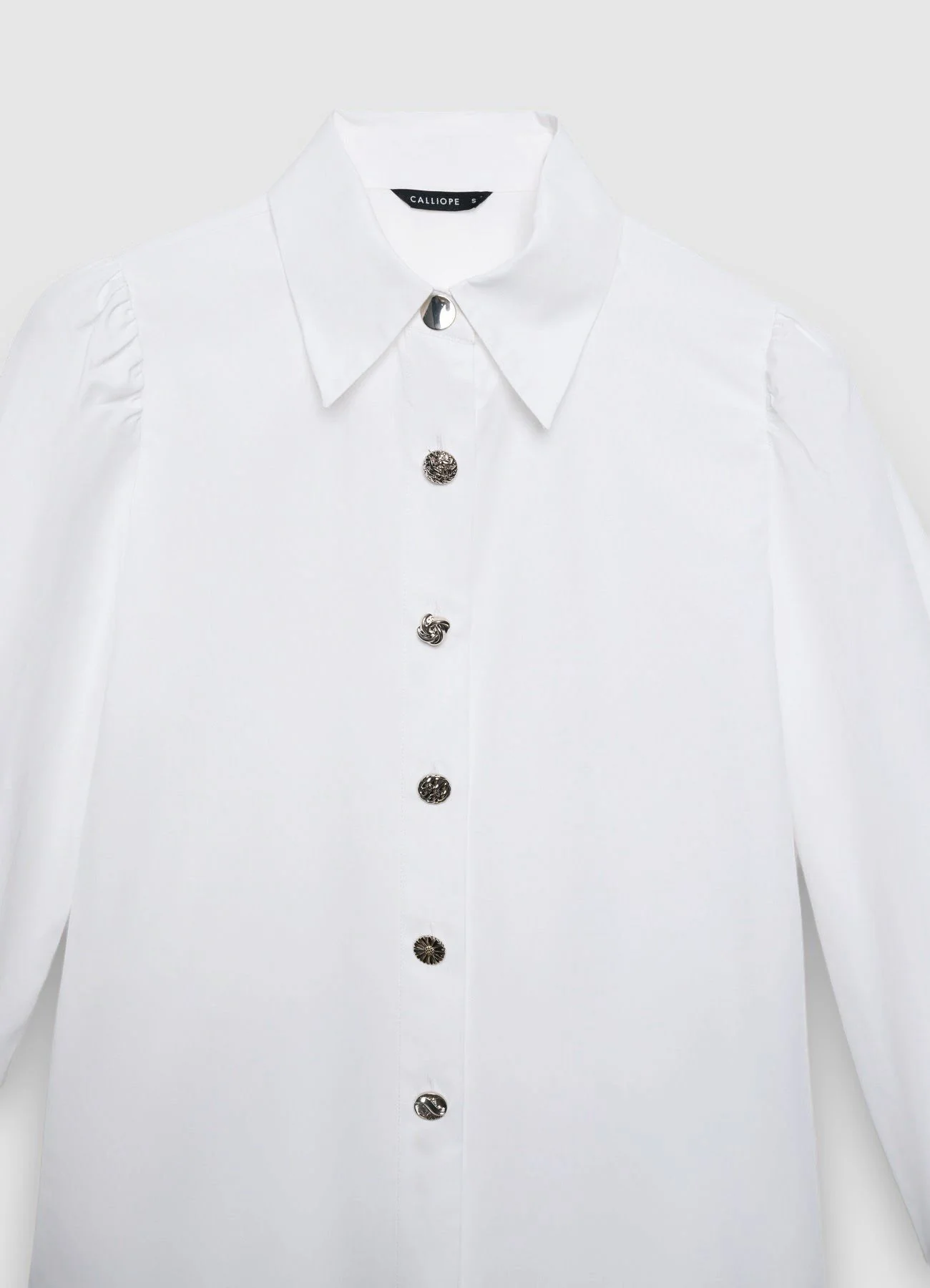 Camicia con bottoni oro - Image 5