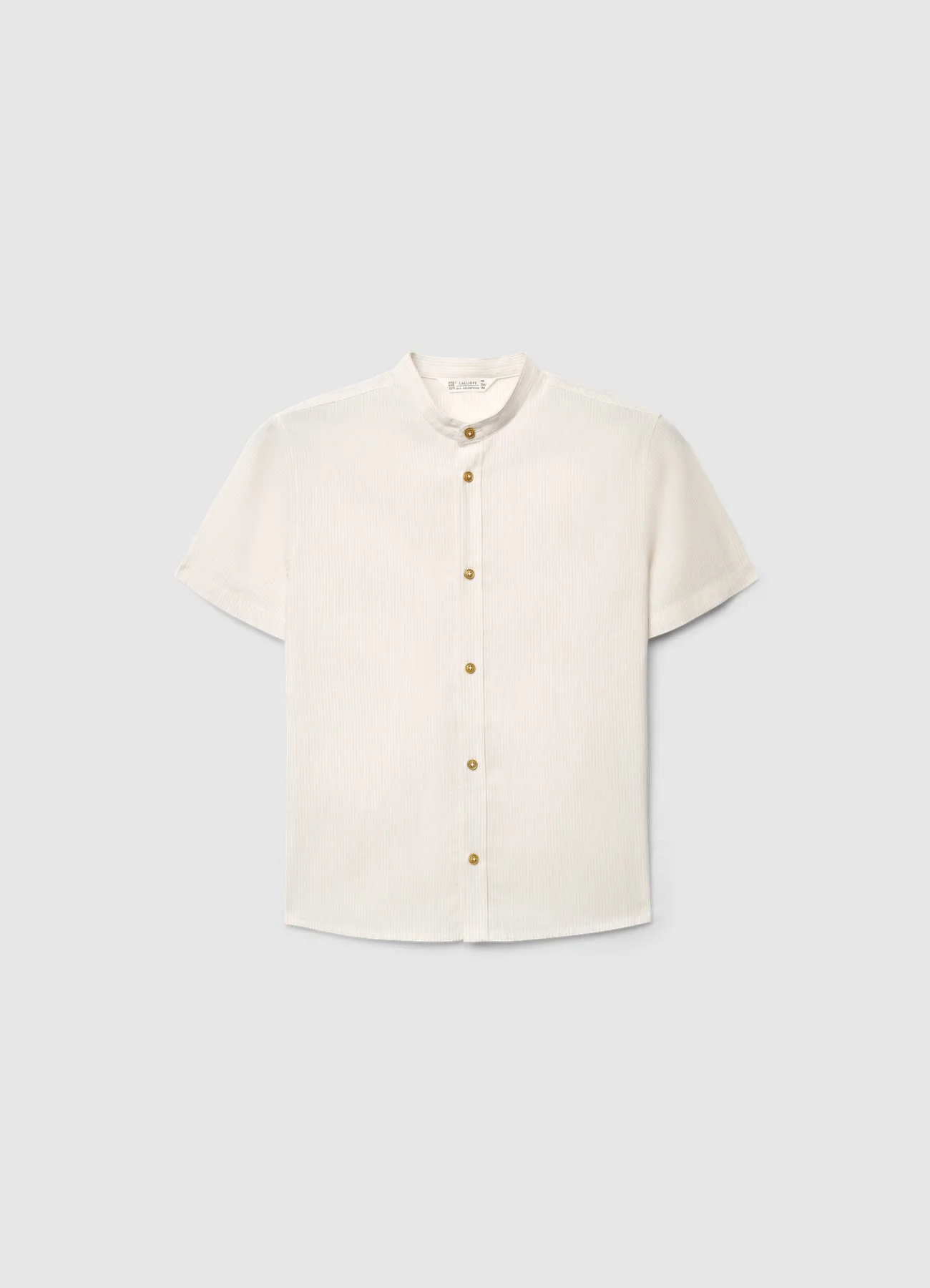 Camicia con collo alla coreana