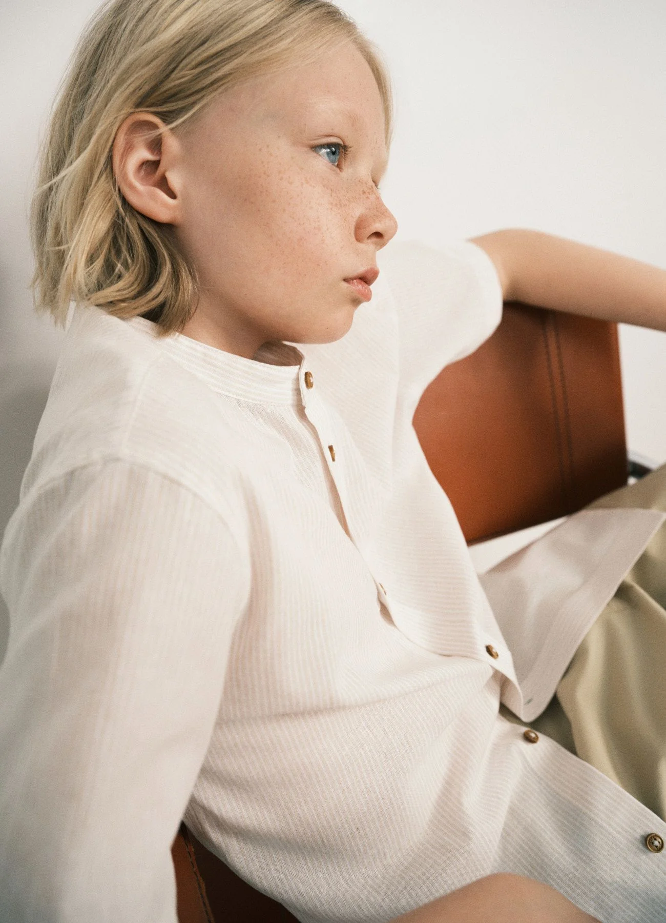 Camicia con collo alla coreana - Image 5