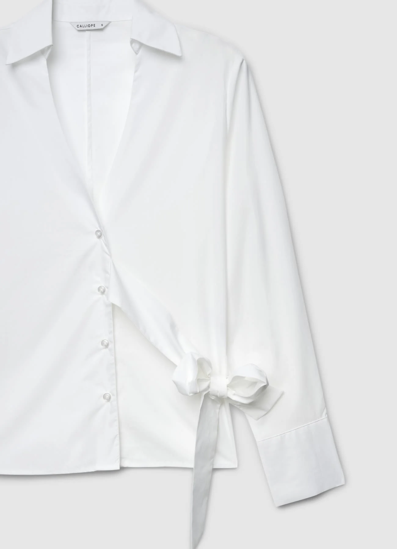 Camicia con fiocco in vita - Image 5
