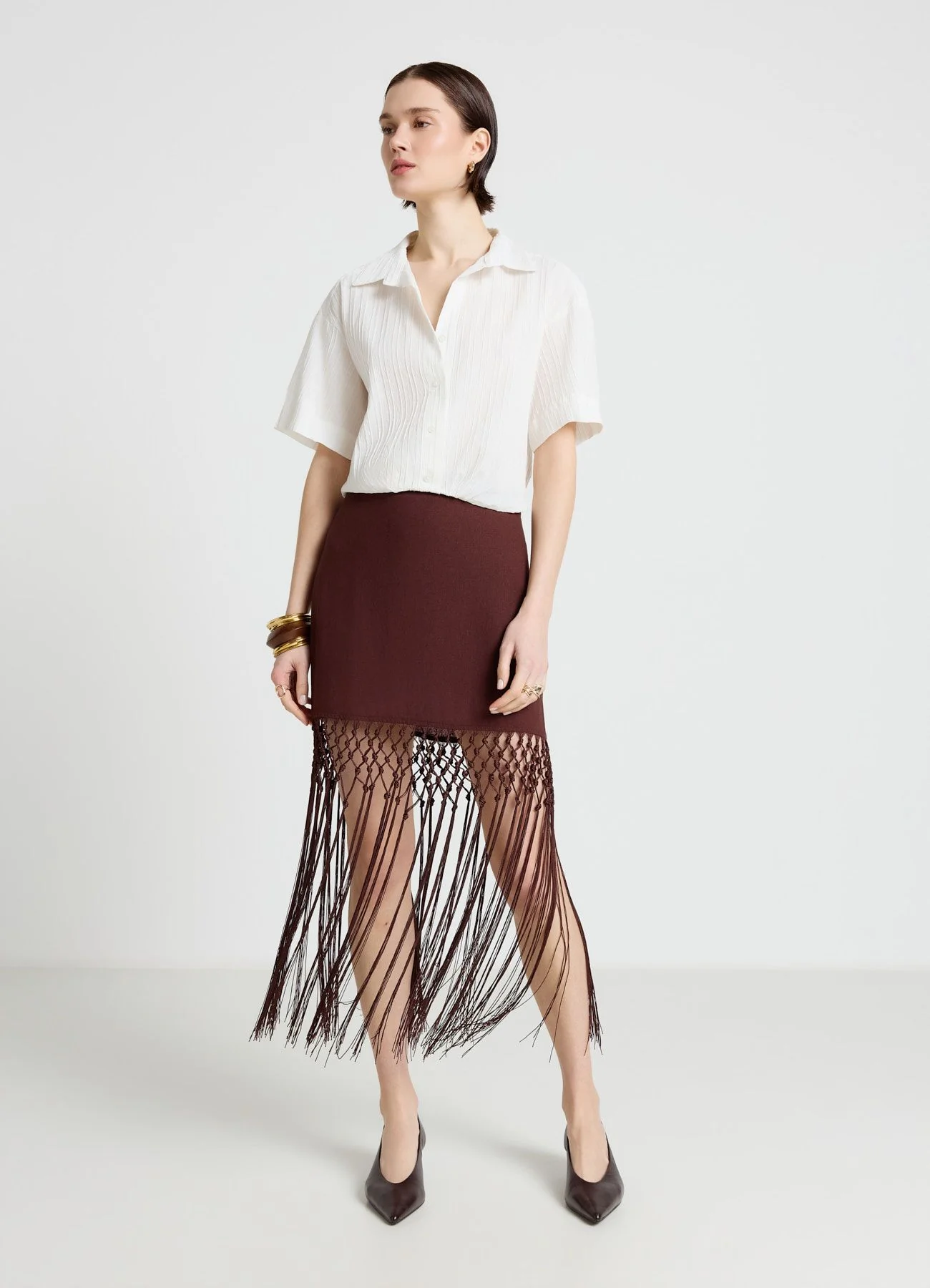 Camicia con lavorazione a rilievo - Image 3