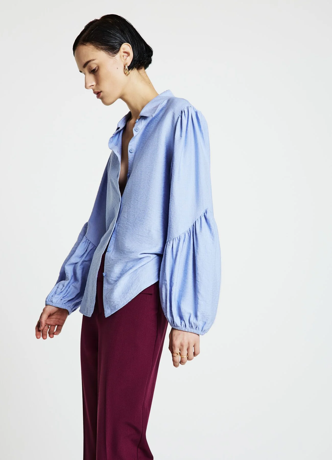 Camicia con maniche a palloncino - Image 3