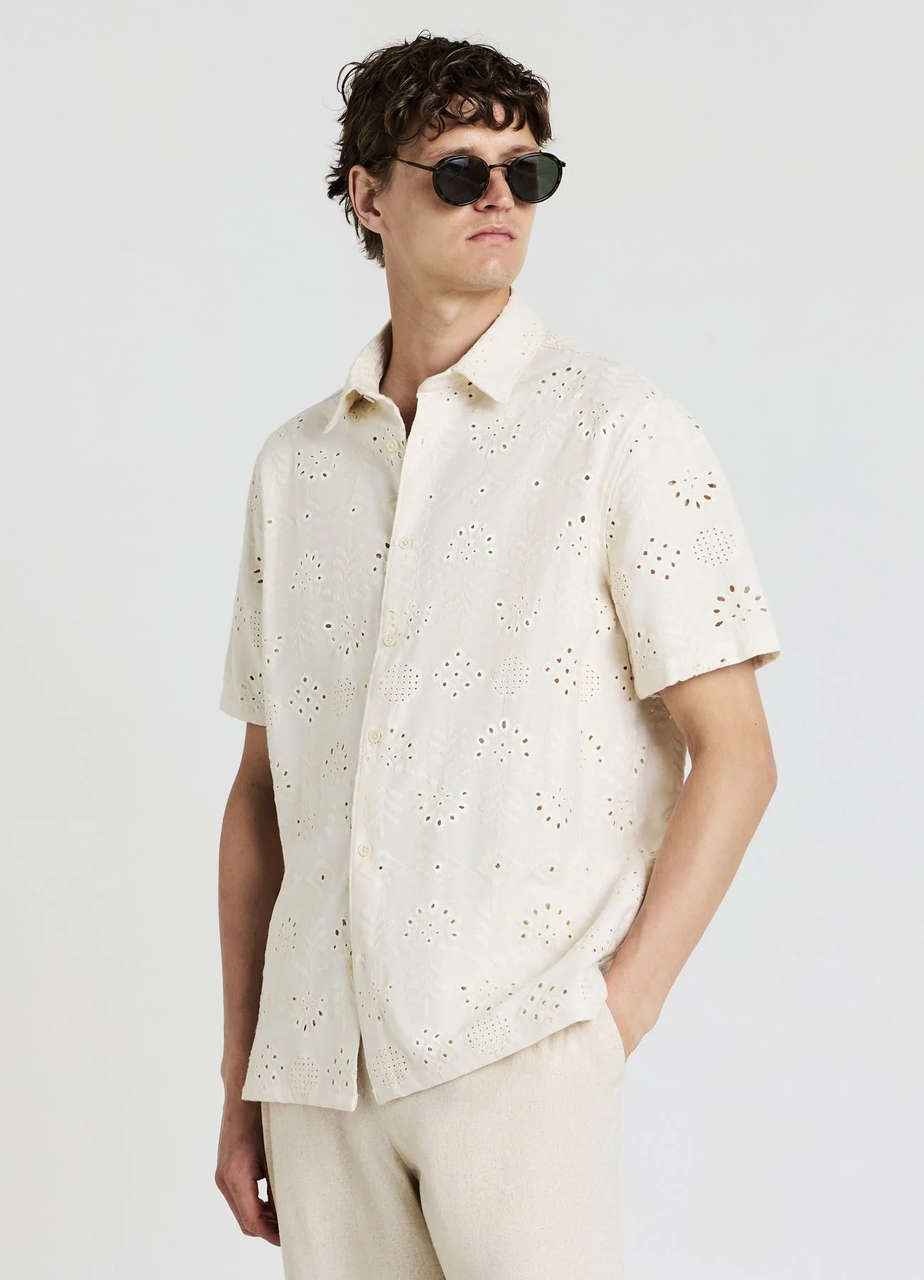 Camicia con ricami