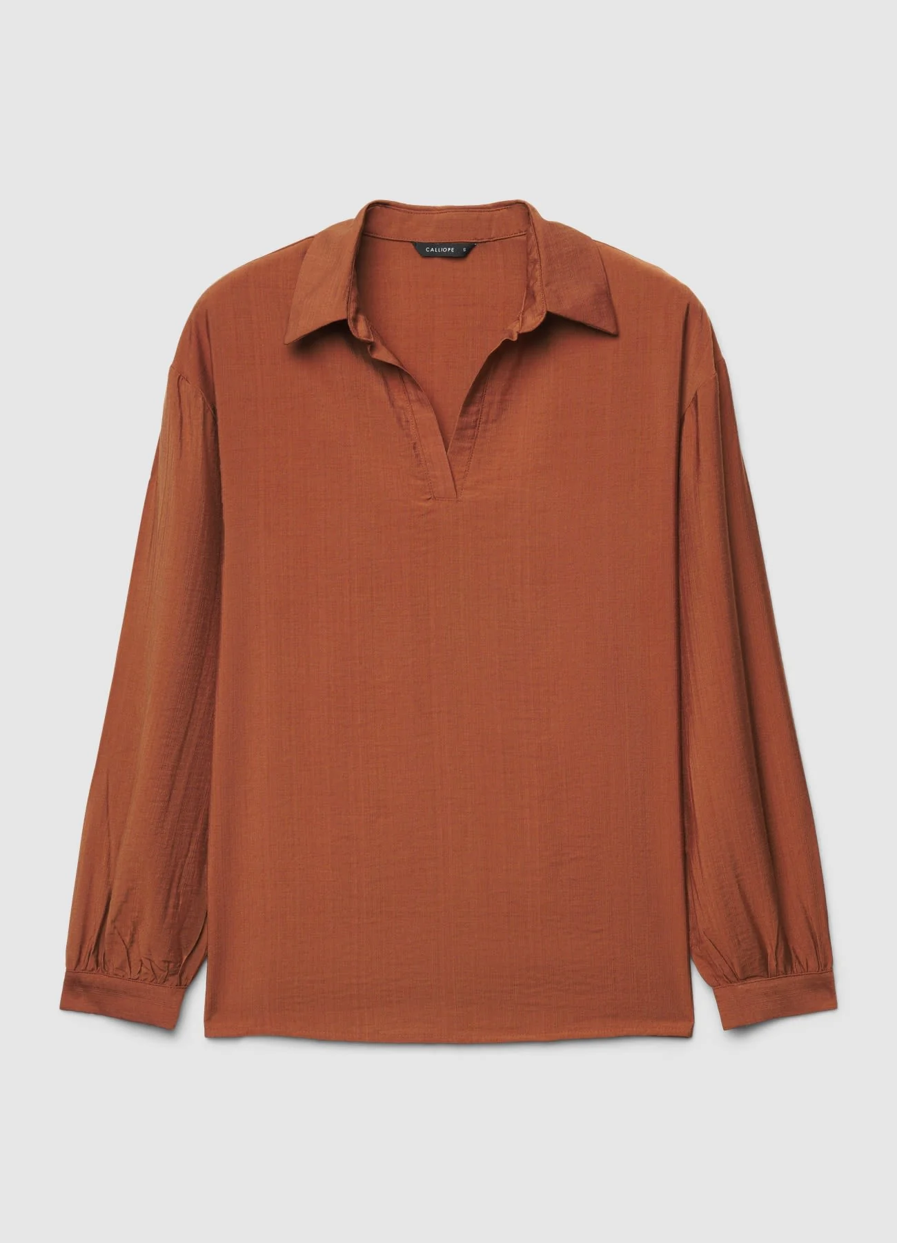 Camicia con scollo a V - Image 5