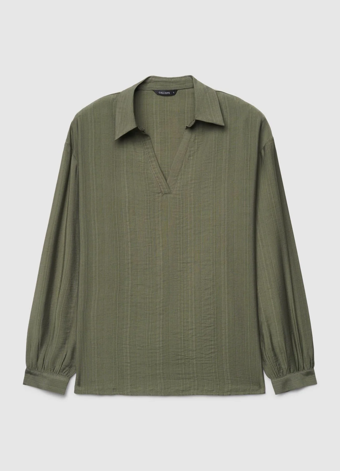Camicia con scollo a V - Image 6