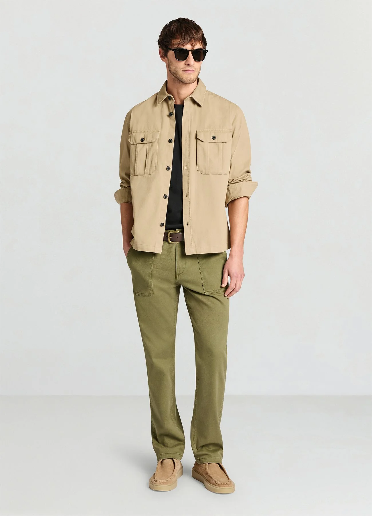 Camicia con tasche in cotone - Image 3