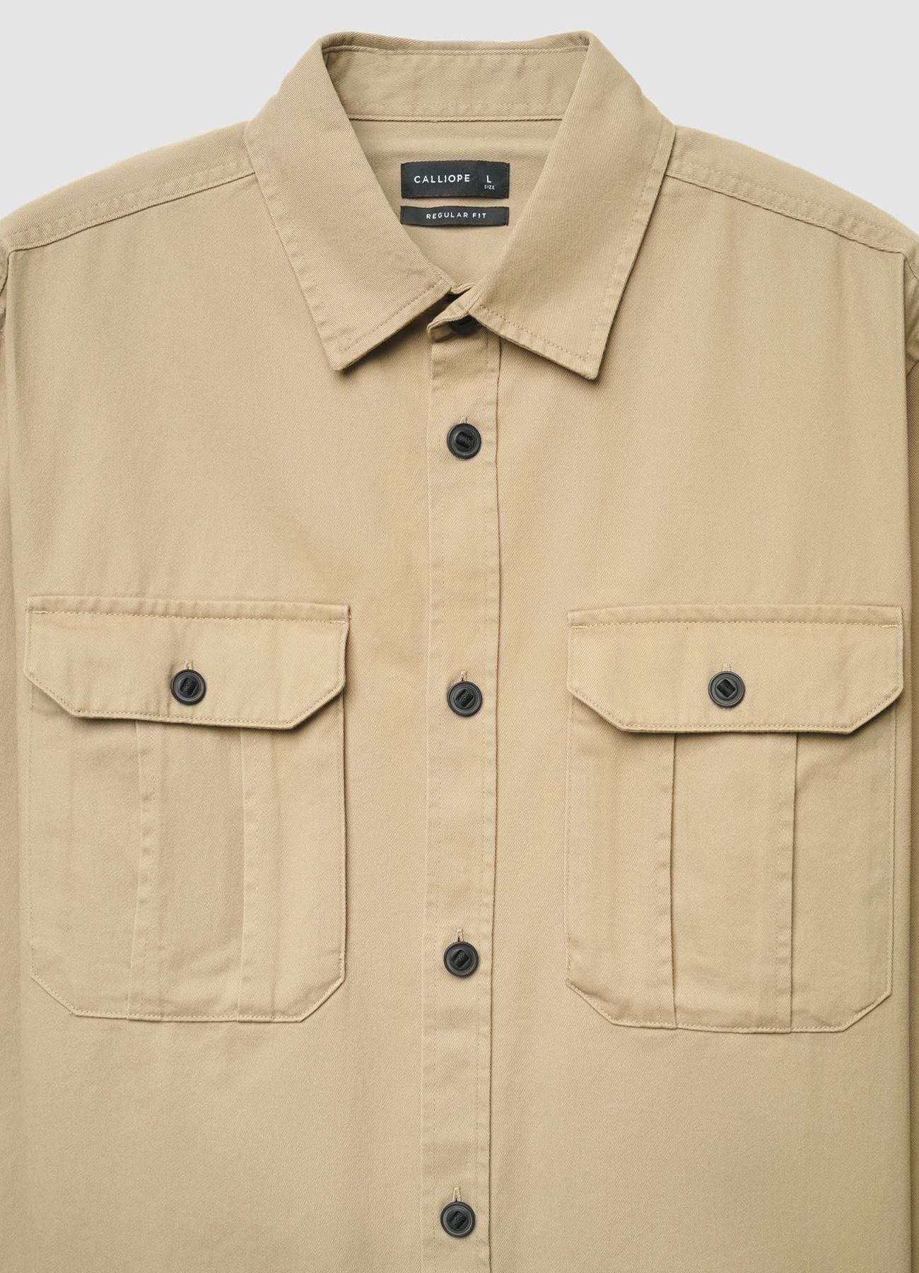 Camicia con tasche in cotone - Image 6