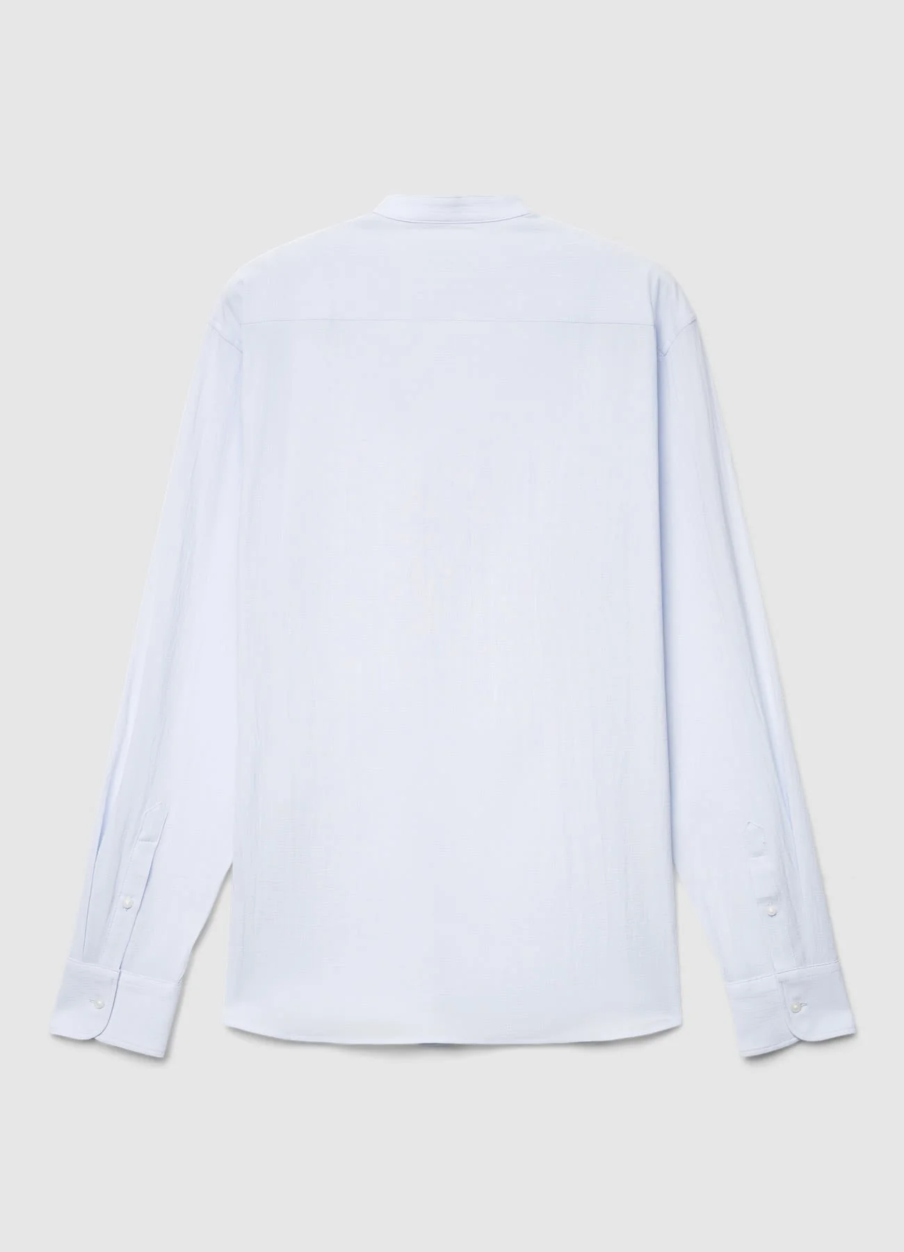 Camicia coreana a tinta unita - Image 5