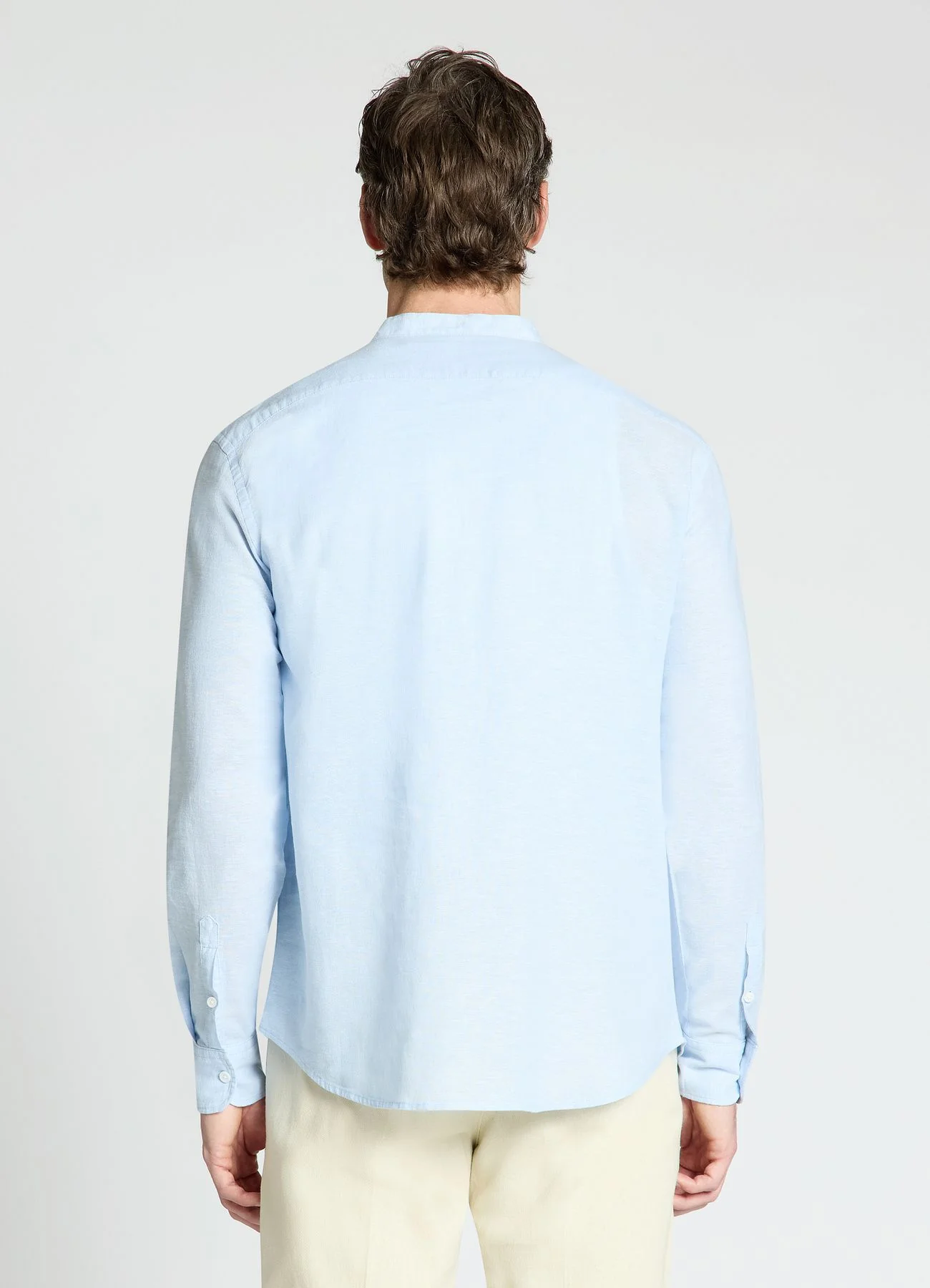 Camicia coreana con mezza abbottonatura - Image 2