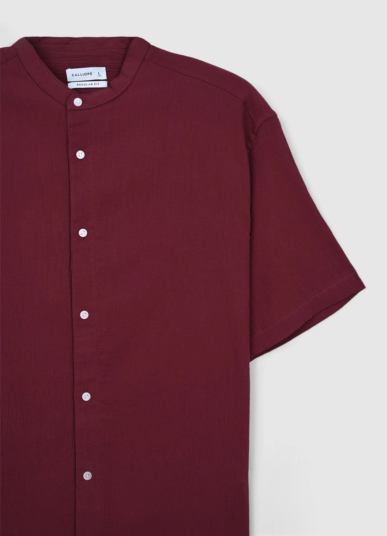 Camicia coreana cotone crinkle - Image 5