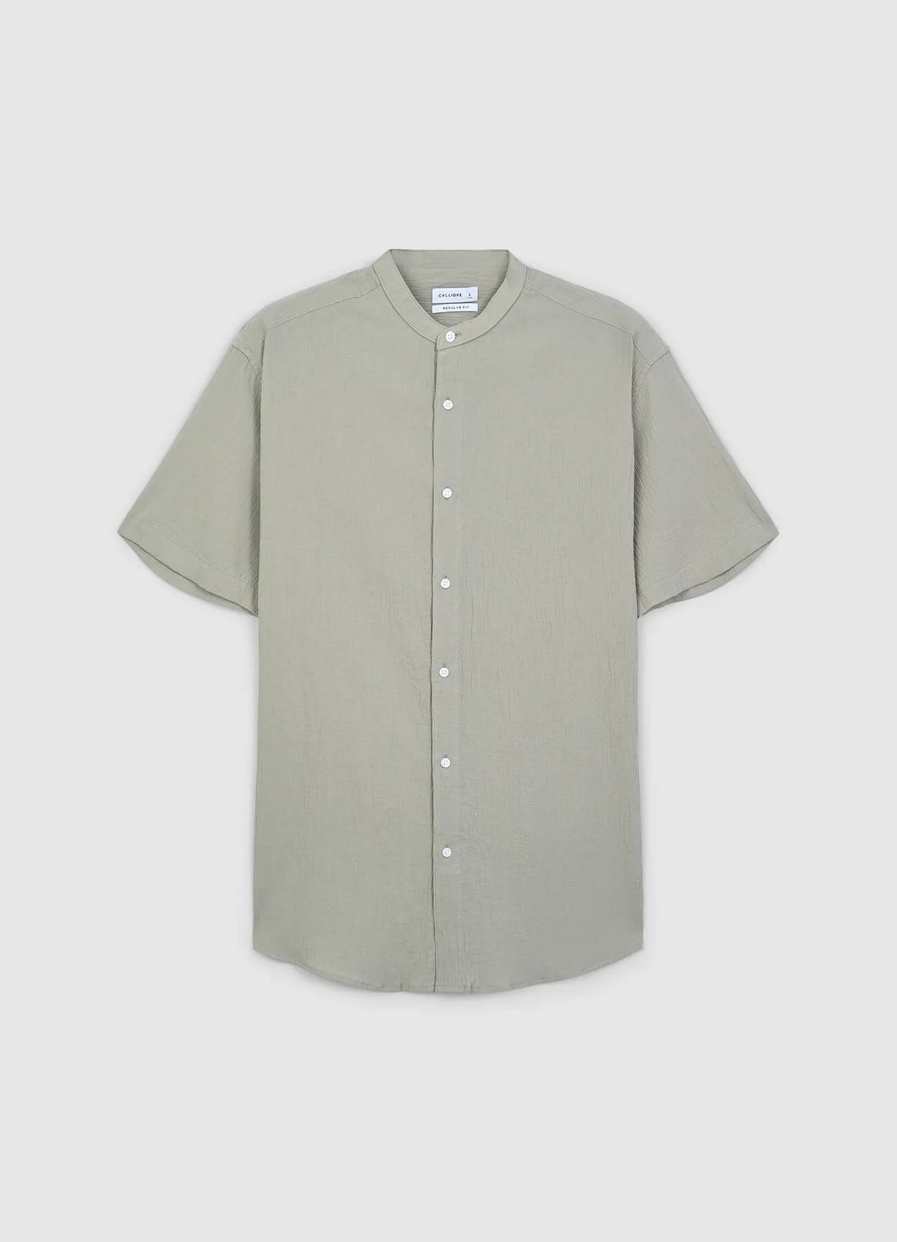 Camicia coreana cotone crinkle - Image 4