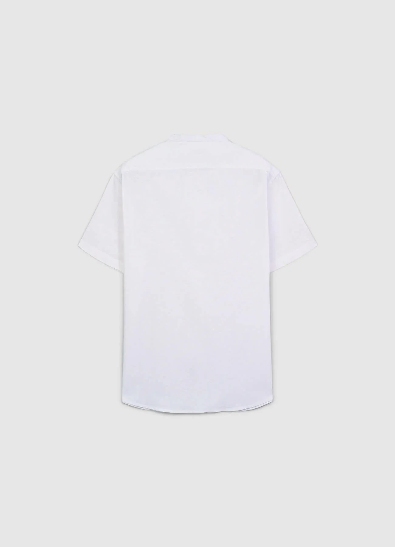 Camicia coreana misto lino - Image 6