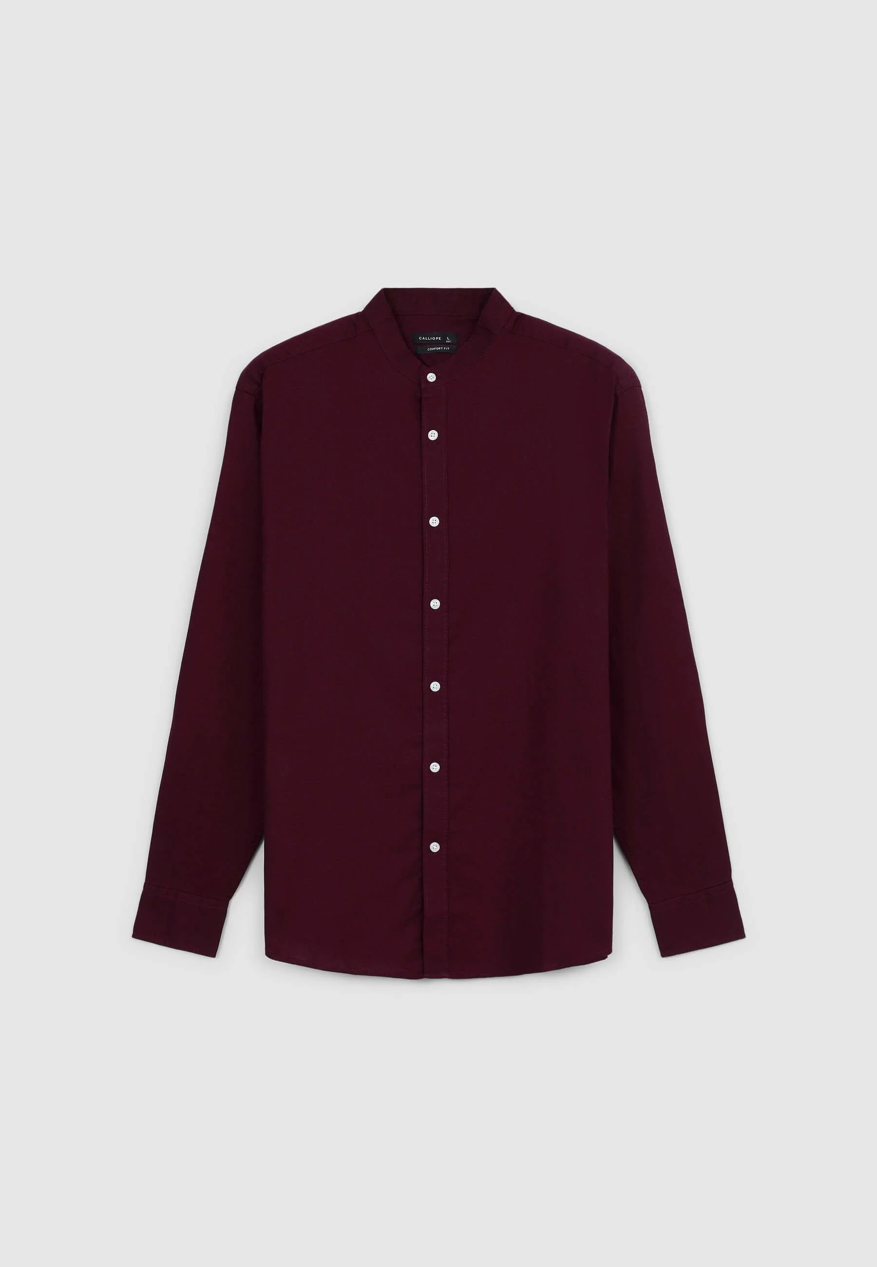 Camicia coreana misto lino - Image 4