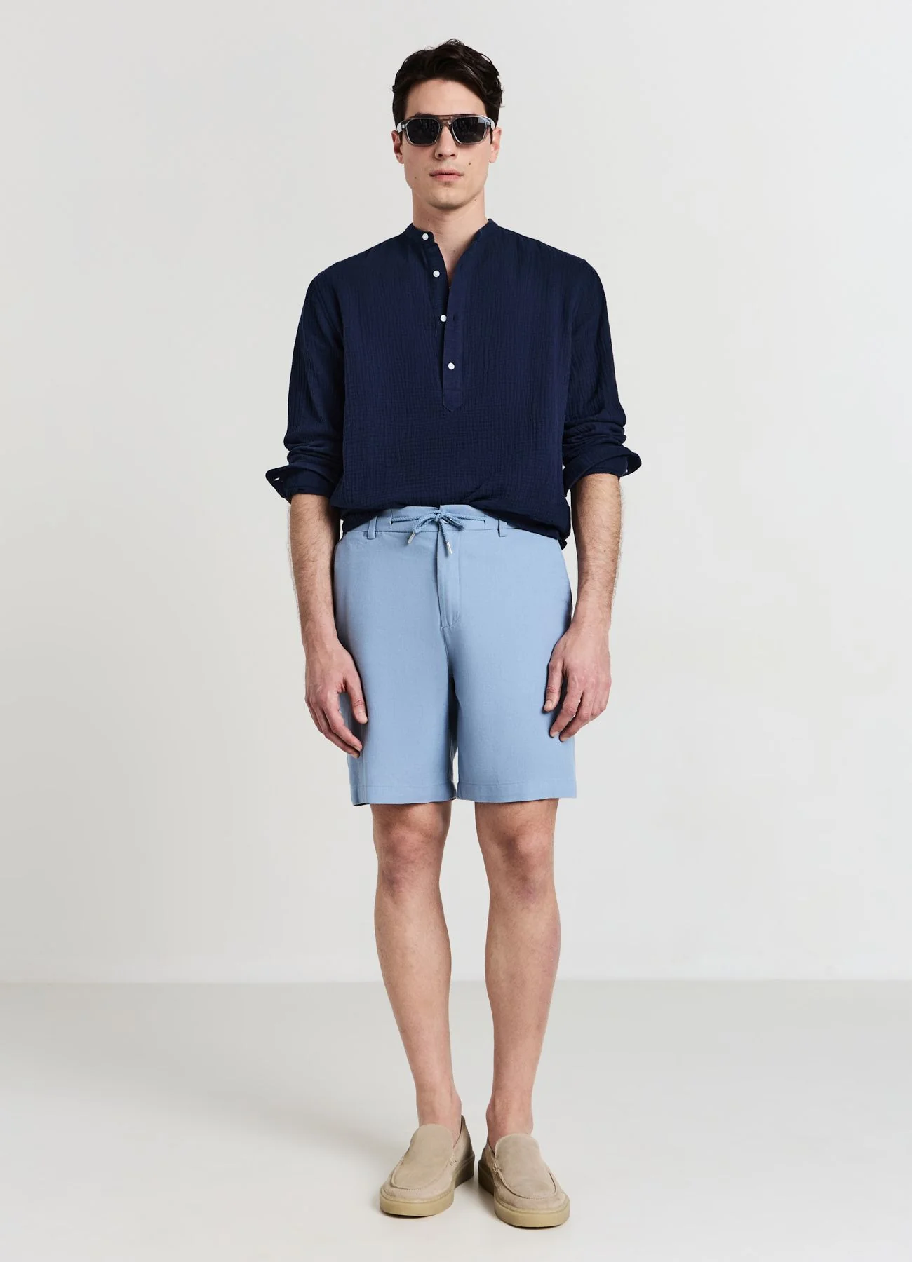 Camicia coreana tessuto goffrato - Image 2