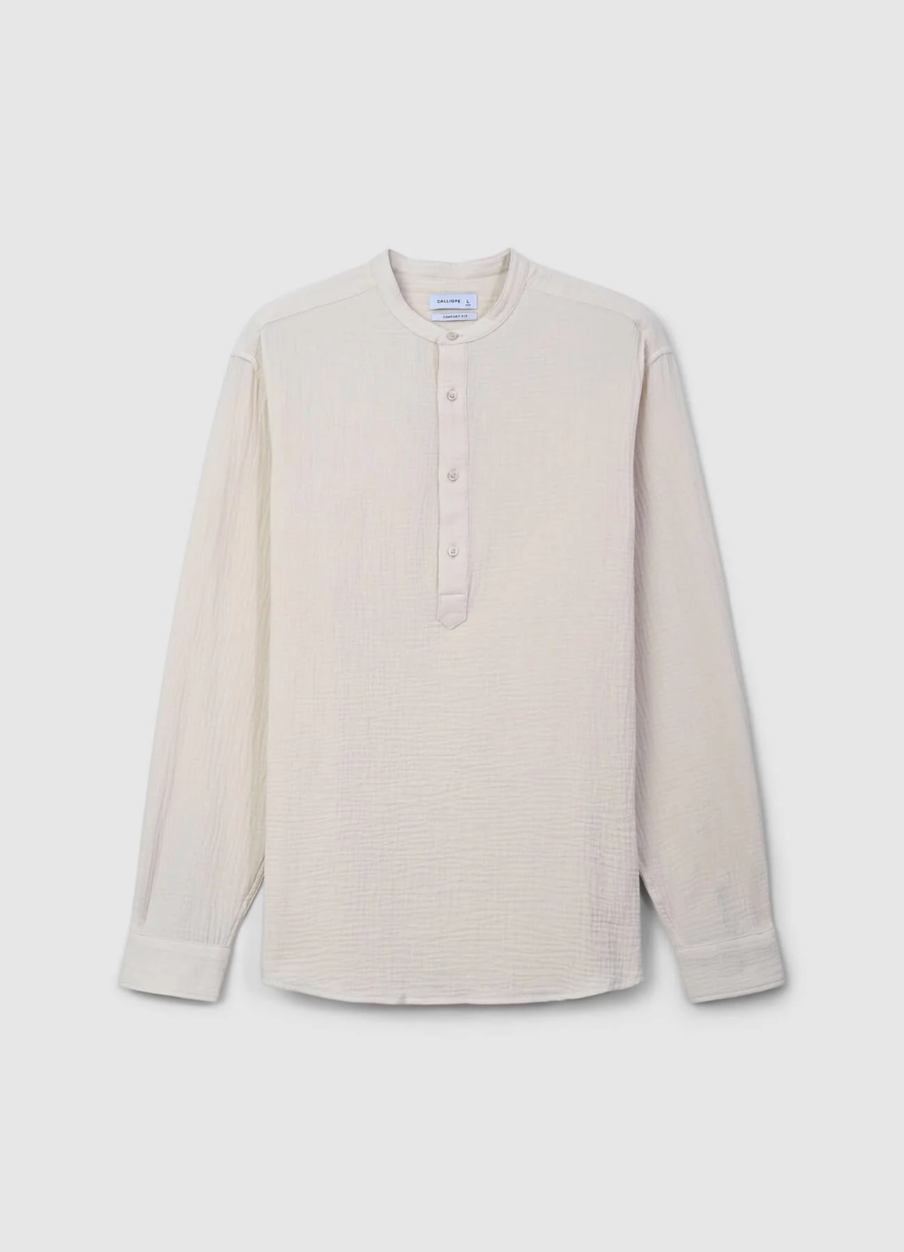 Camicia coreana tessuto goffrato - Image 5