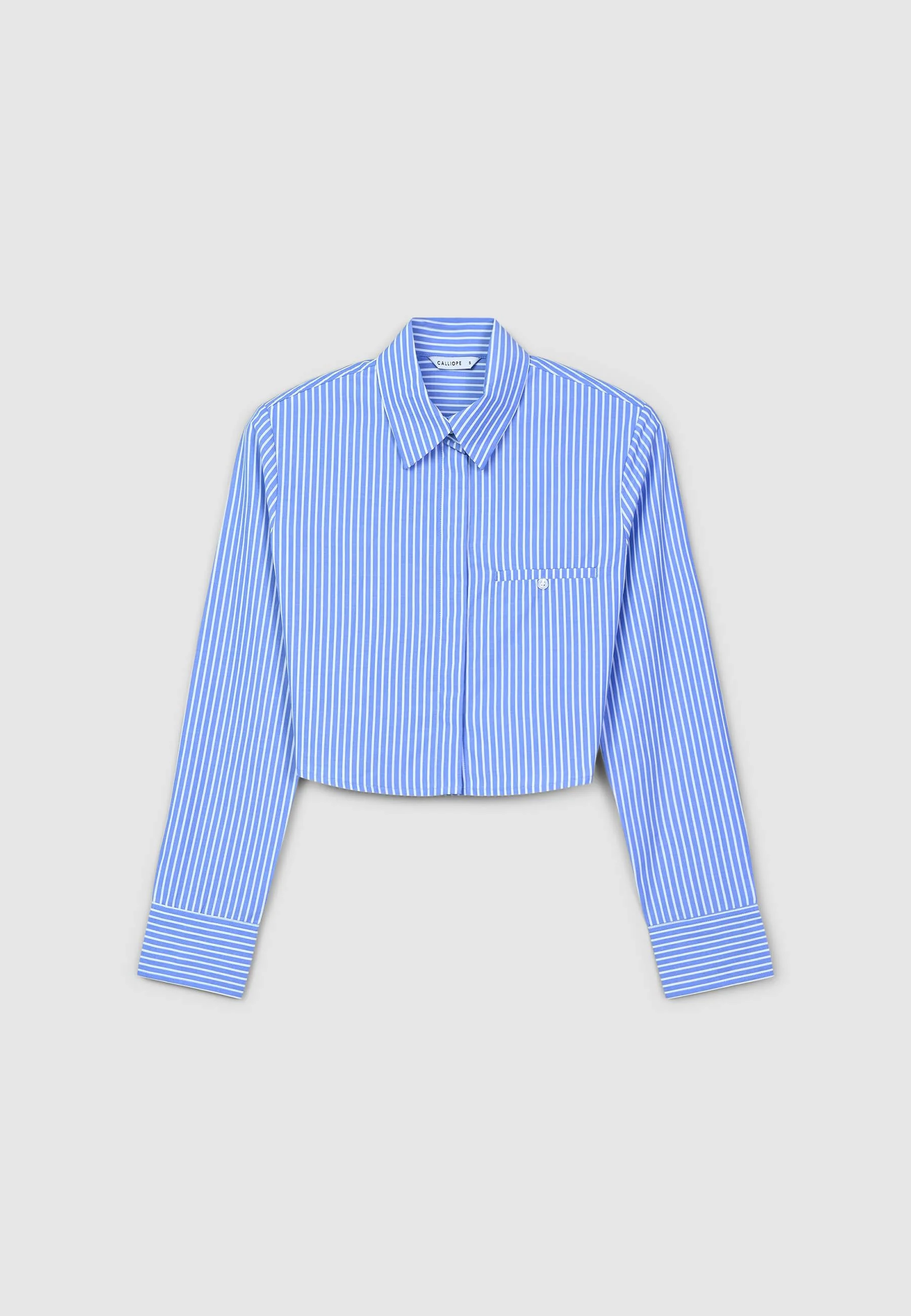 Camicia crop a righe - Image 5