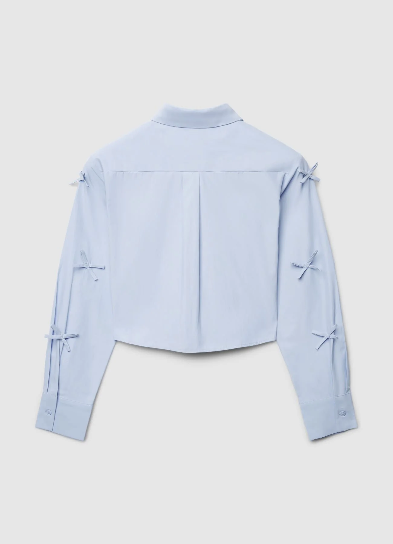 Camicia crop con fiocchi applicati - Image 4