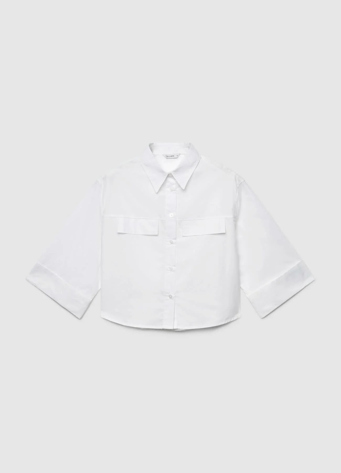 Camicia crop con tasconi - Image 6
