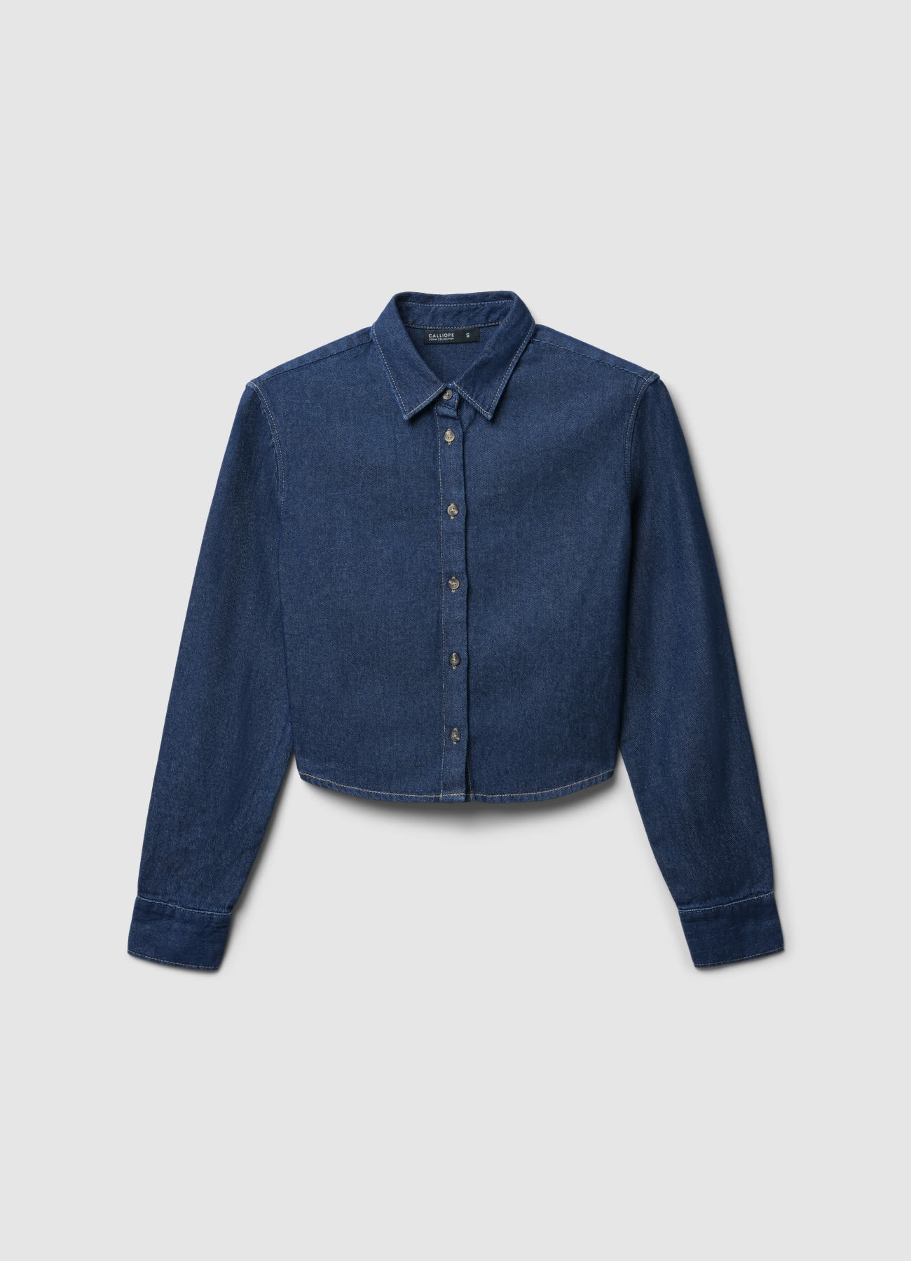 Camicia crop denim - Image 5